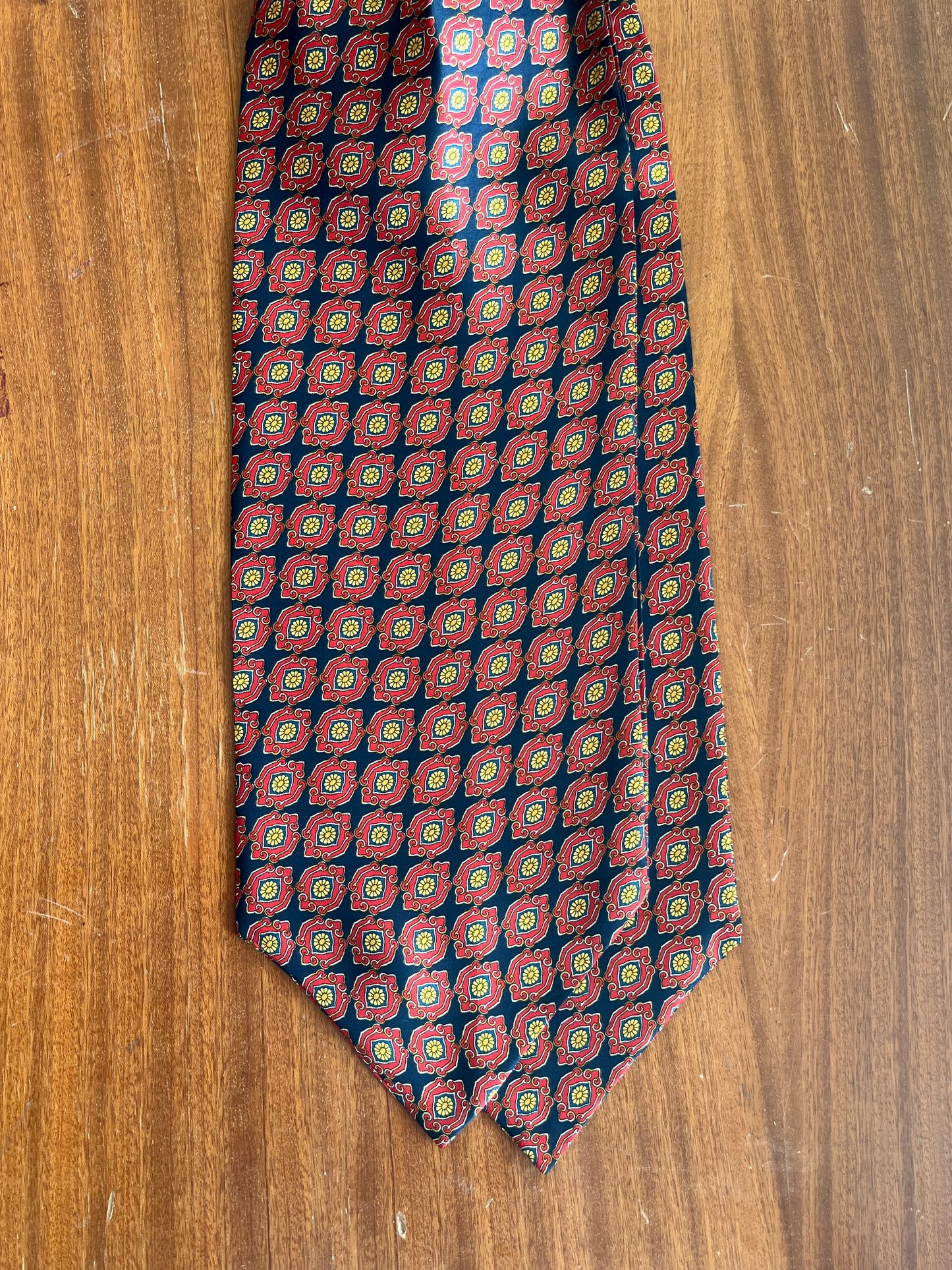 Ascot seta fantasia astratta