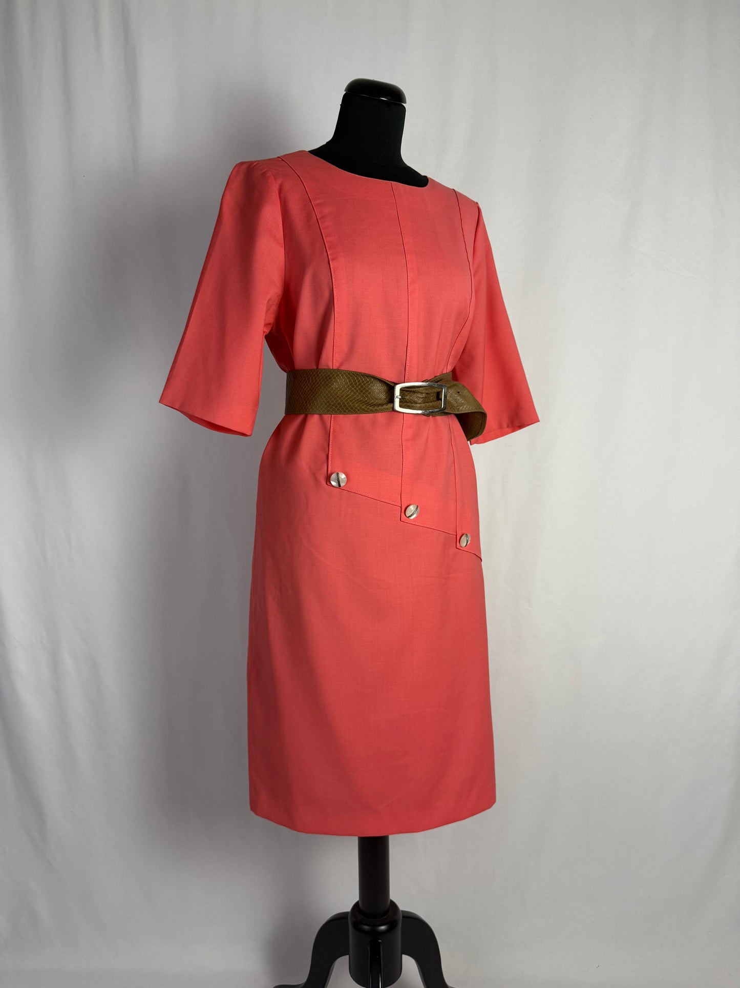 Abito anni ‘60 rosa salmone - TG. 44/46
