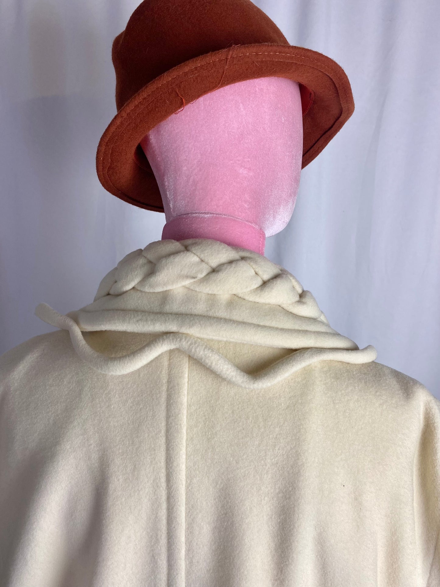 Cappotto panna 100% lana - TG. 46