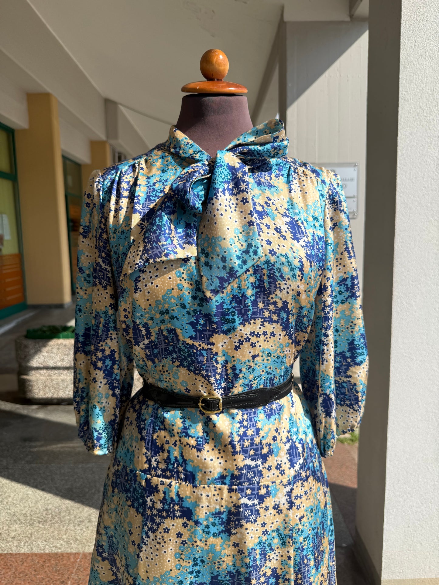Abito anni ‘70 in seta - TG. 44 circa