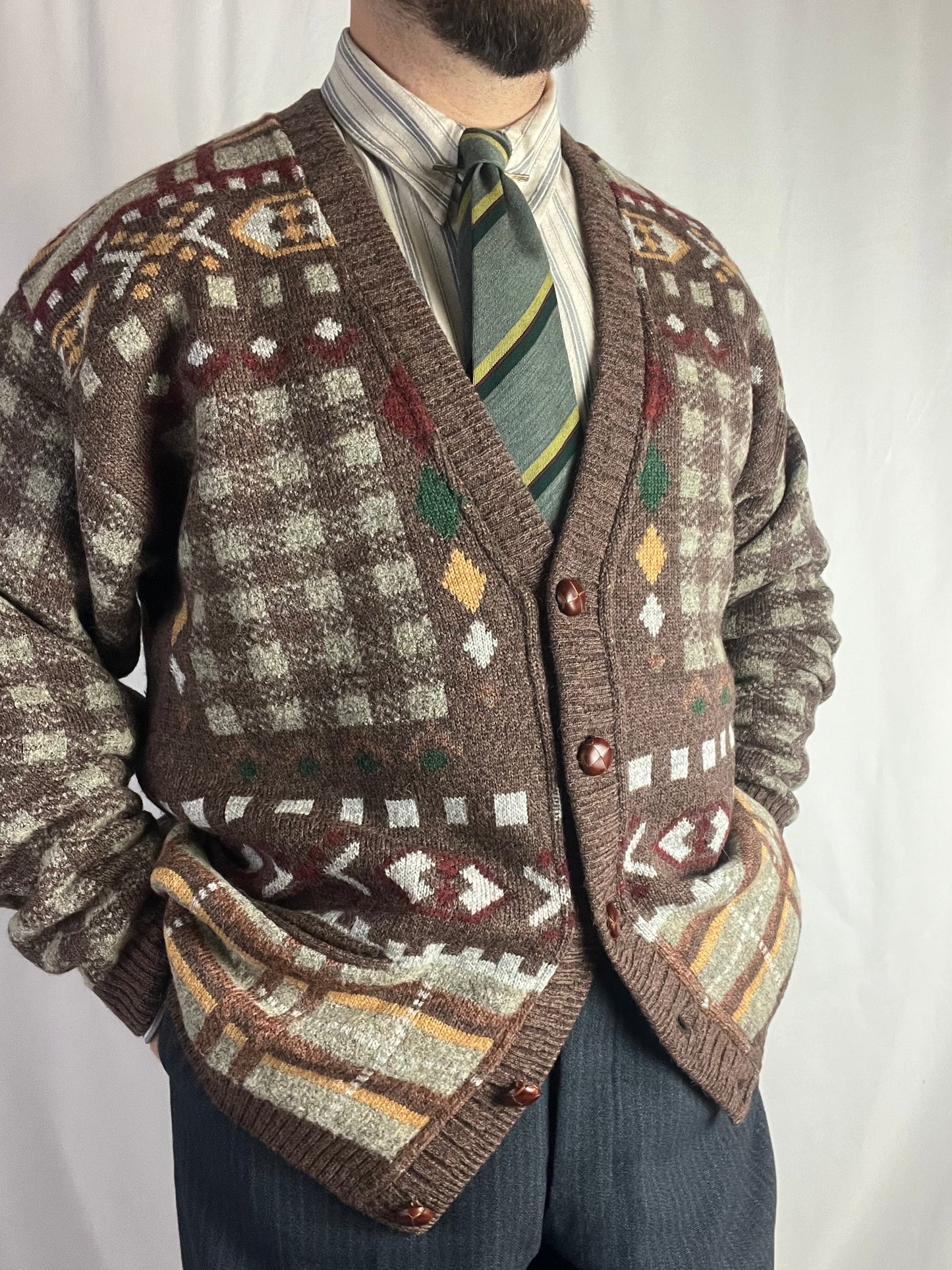 Cardigan anni '70 L-XL