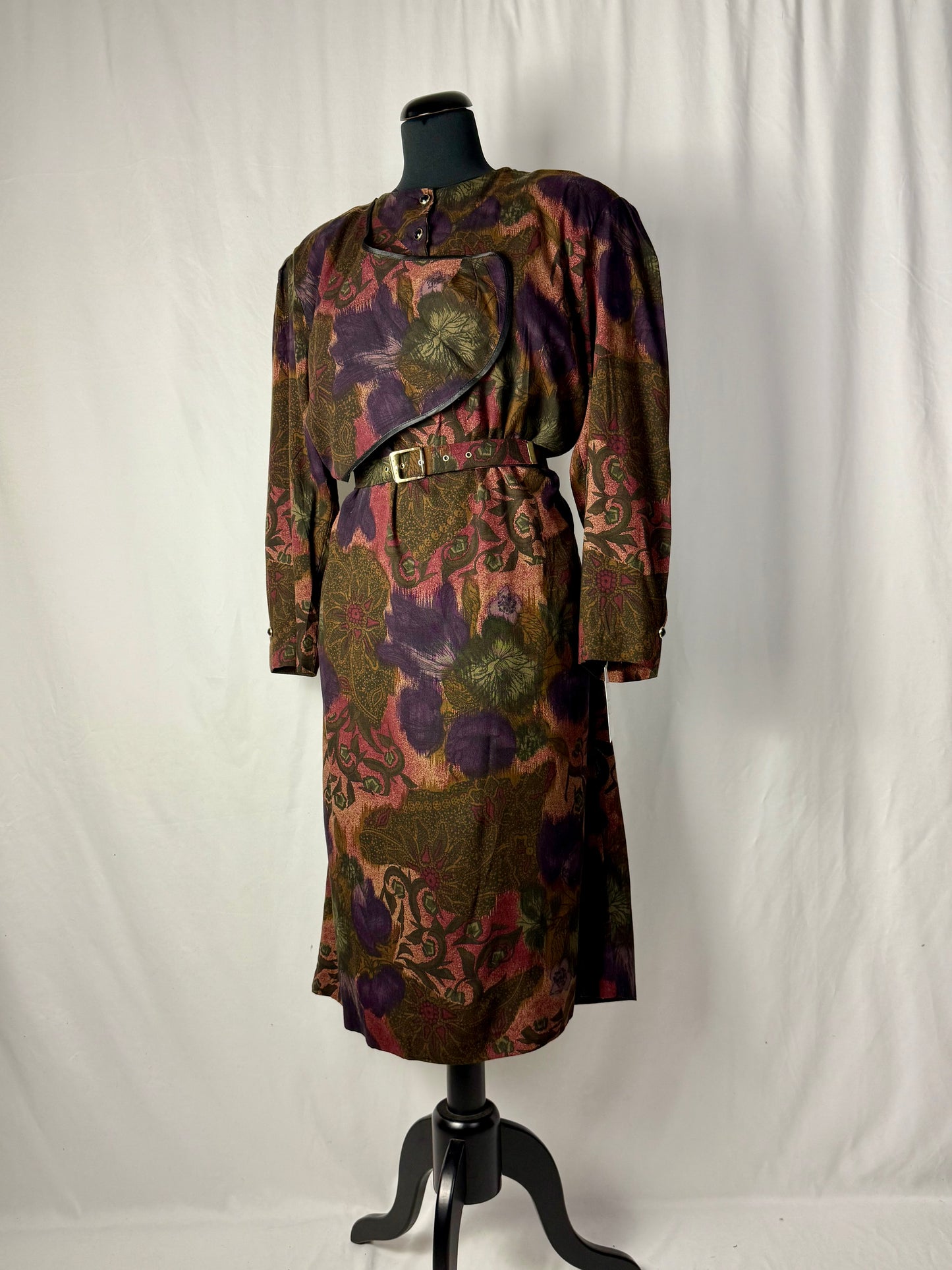 Abito anni ‘80 con fantasia arabeggiante - TG. 50