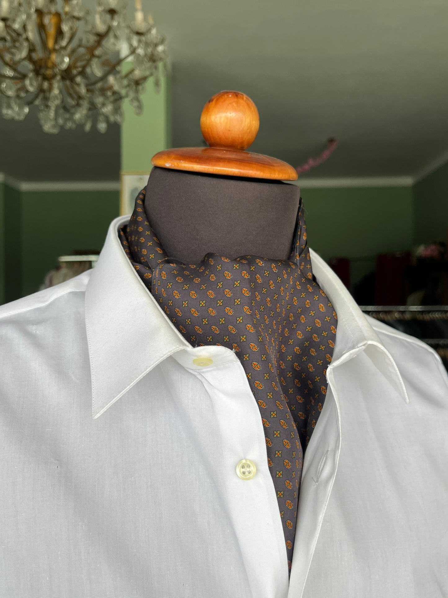 Ascot seta micro-fantasia