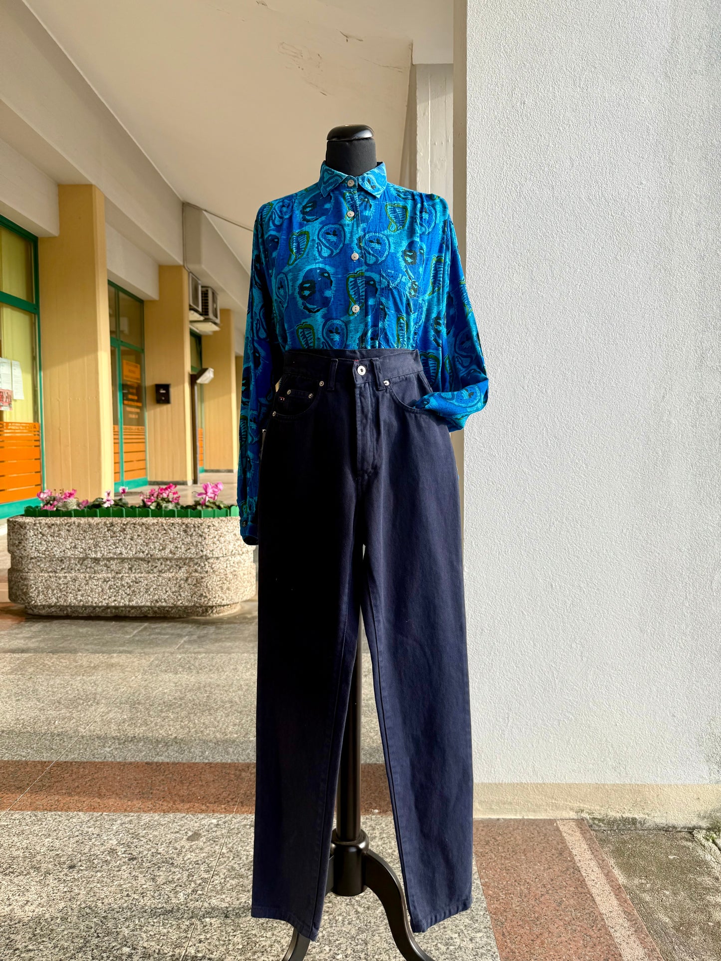 Jeans anni ‘80 blu navy - TG. 36/38