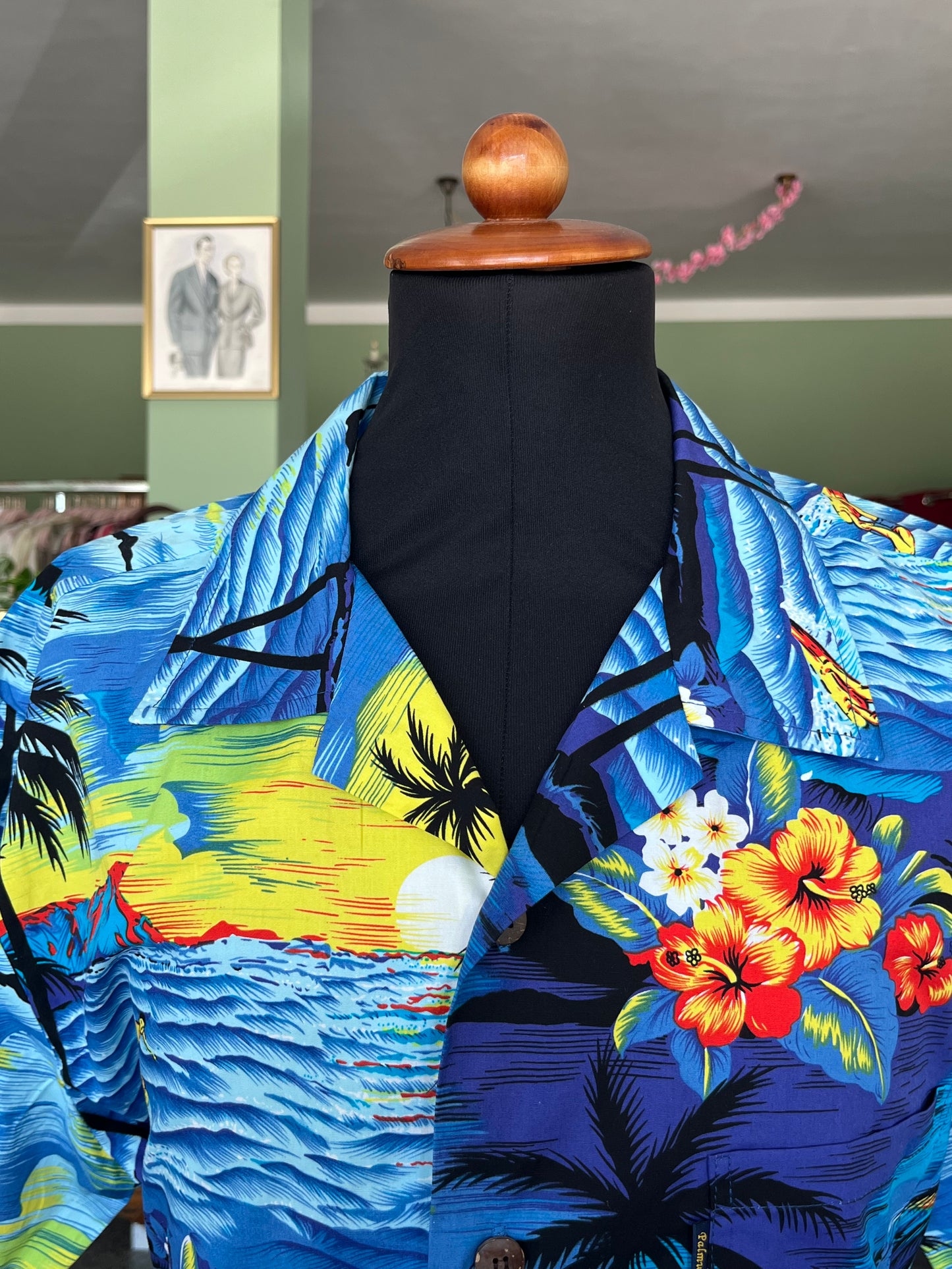 Camicia Hawaii a maniche corte tg. L-XL