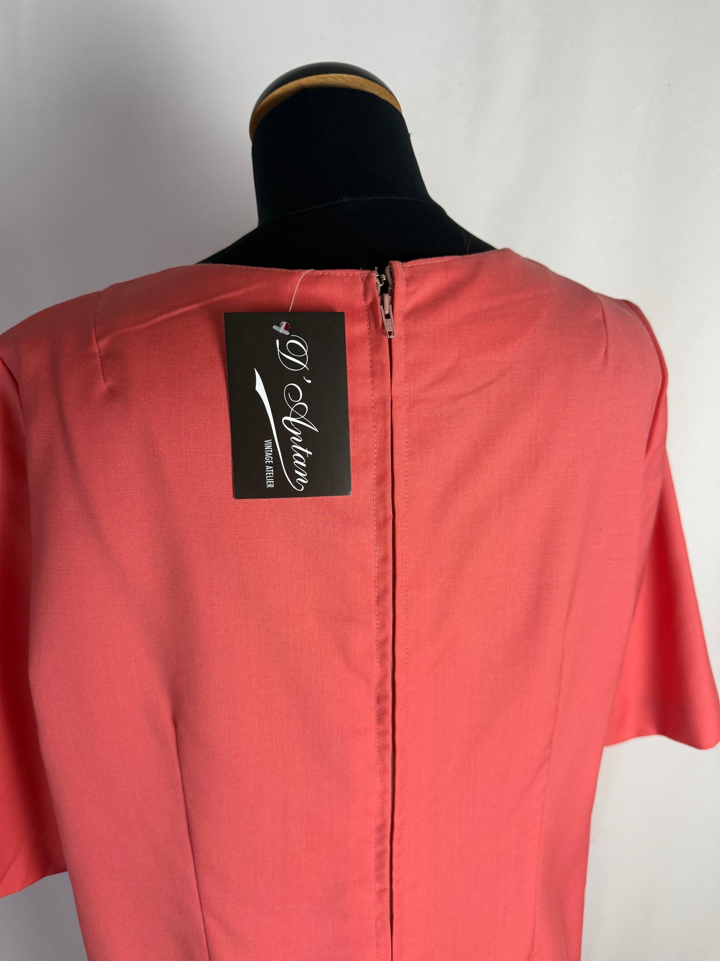 Abito anni ‘60 rosa salmone - TG. 44/46