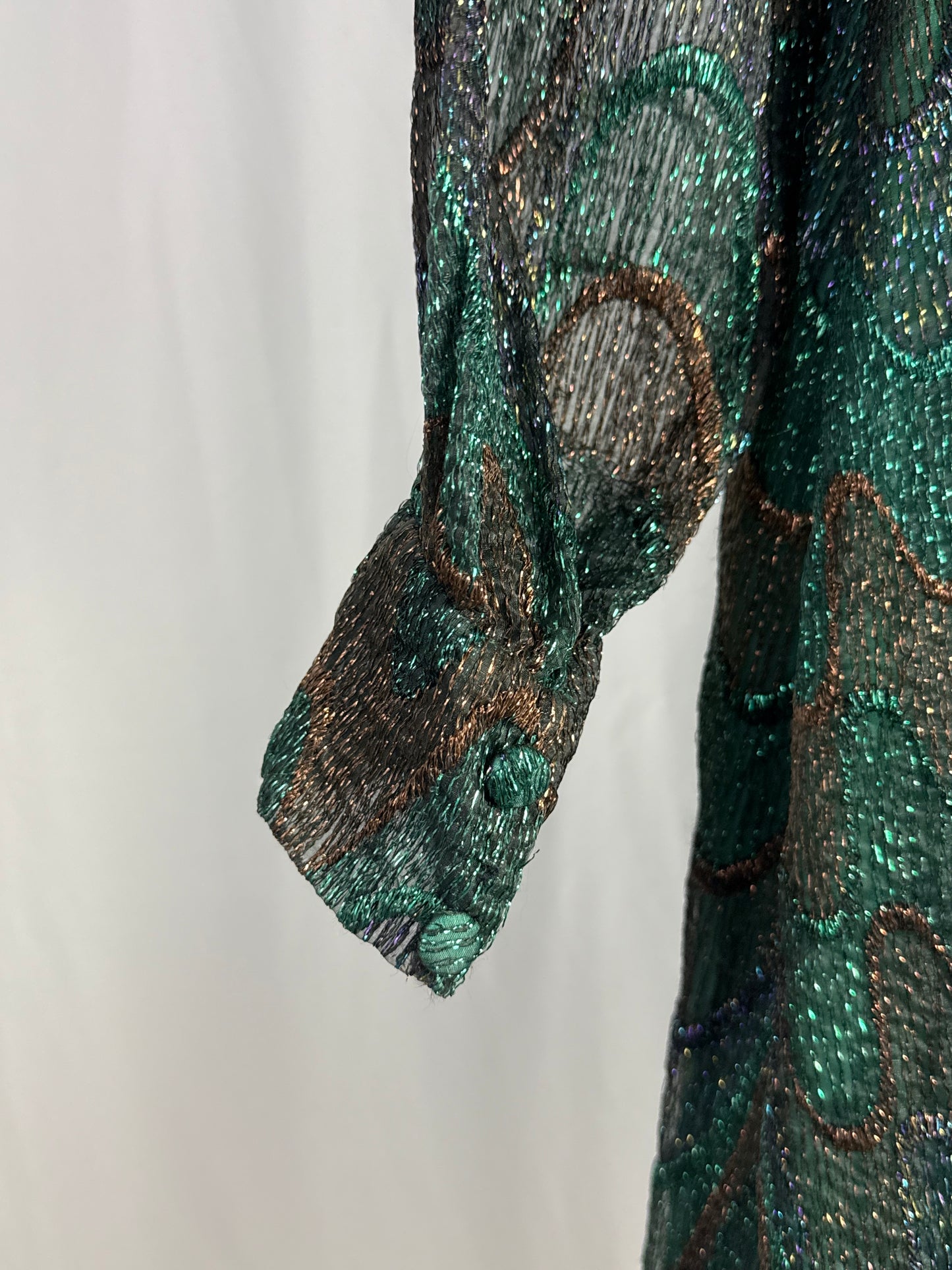 Abito sartoriale anni ‘60 in lurex- TG. 42/44