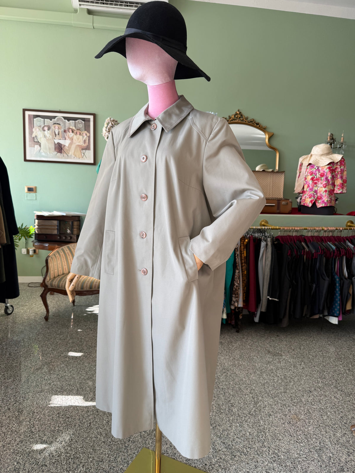 Trench anni ‘70 avorio - TG.