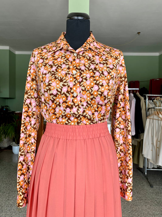 Camicia anni ‘70 floreale - TG. 42/44 circa