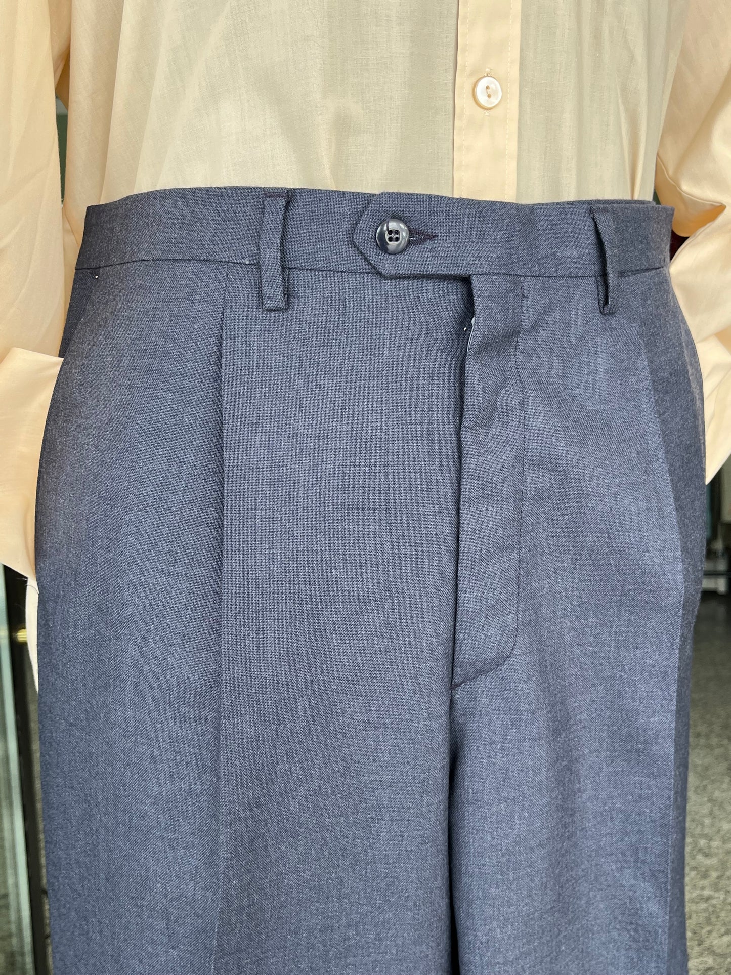 Calzoni anni ‘80 in fresco di lana tg. 52