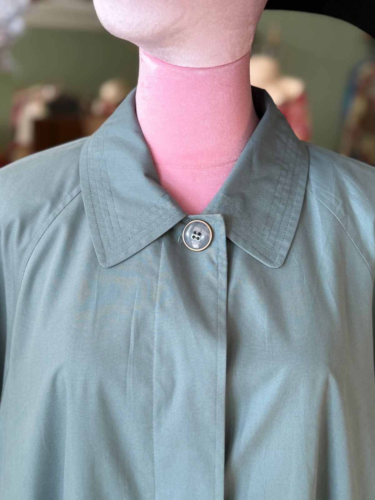 Trench anni ‘80 azzurro polvere - TG.
