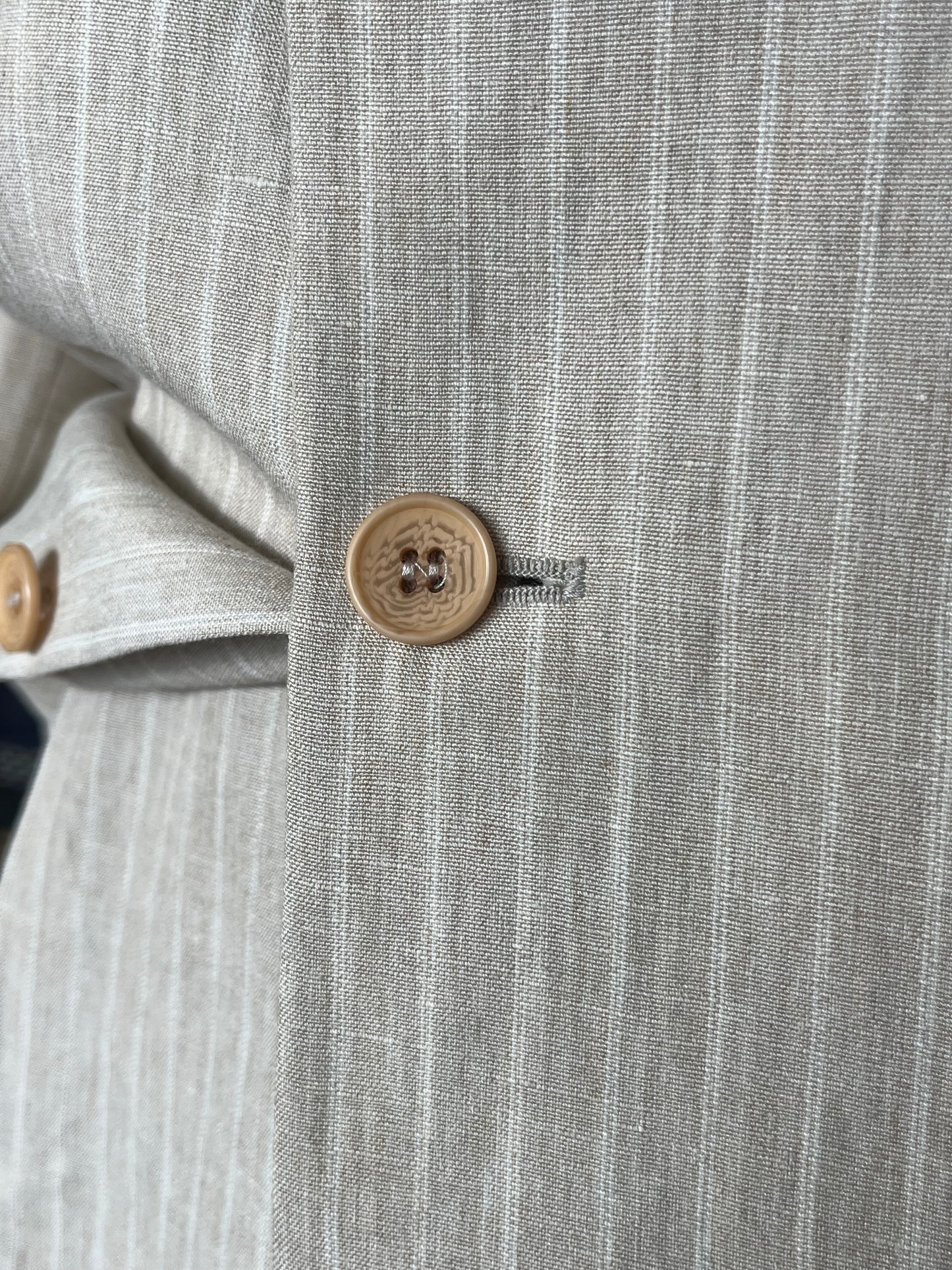 Completo in lino anni '90 tg. 60-62