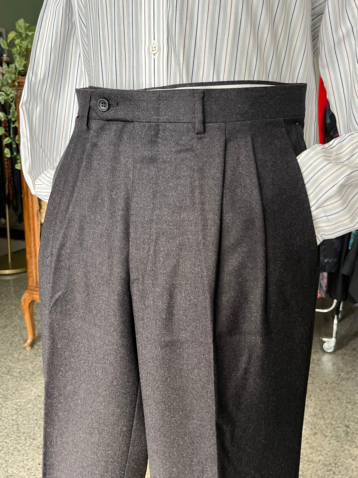 Calzoni Canali cashmere anni ‘80 NOS tg. 48