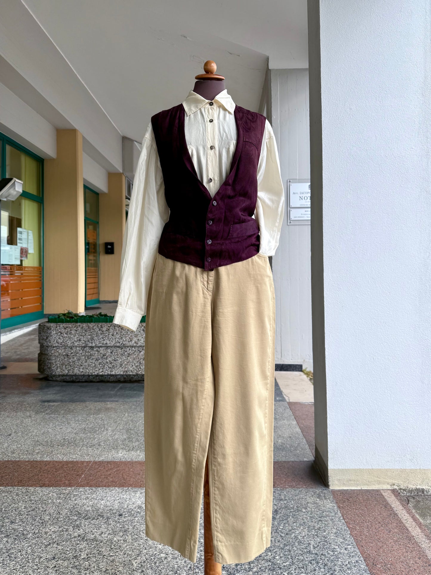 Gilet Borgogna - TG. 42