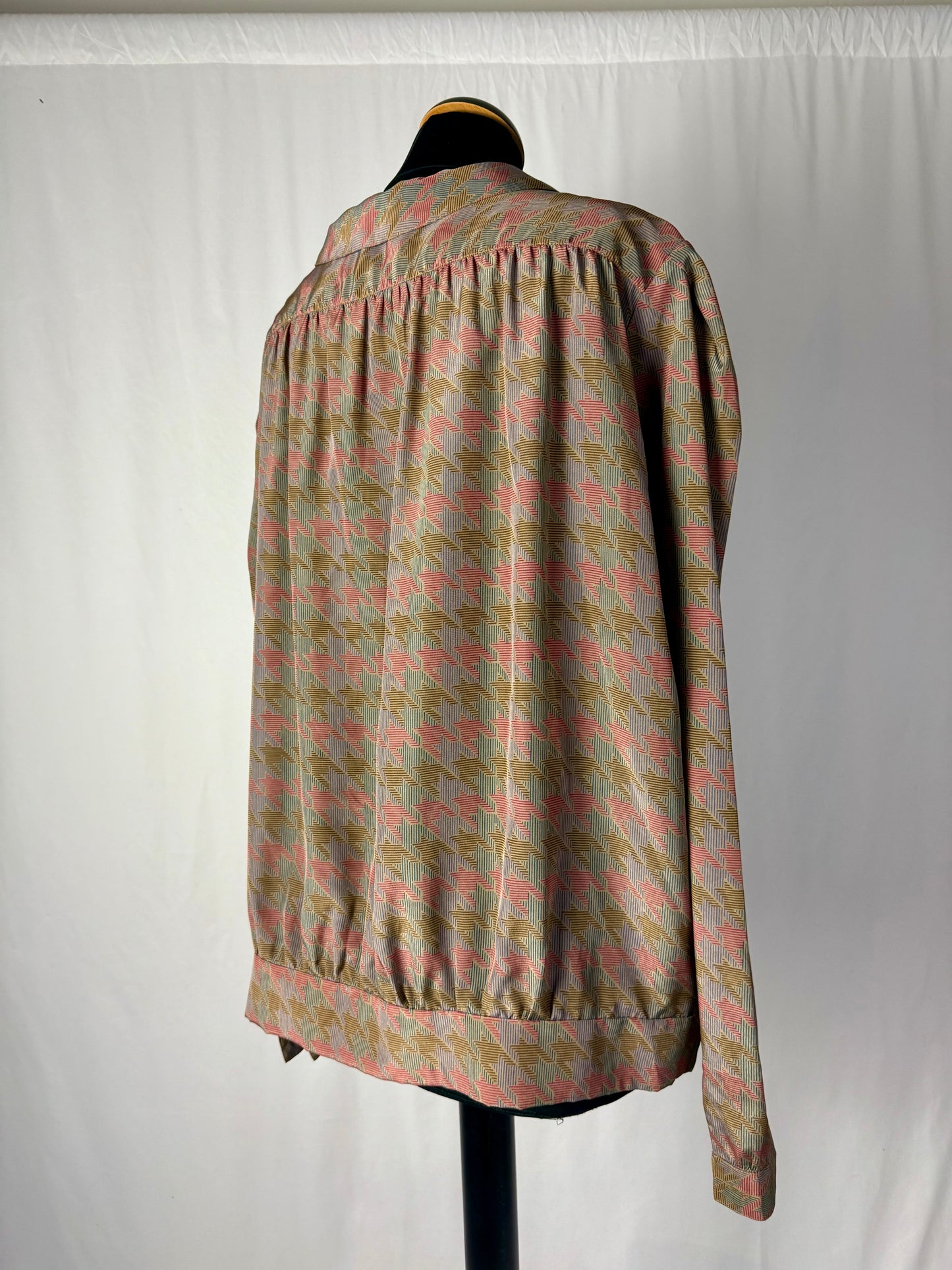 Camicia sartoriale con macro pied de poule - TG. 48/50