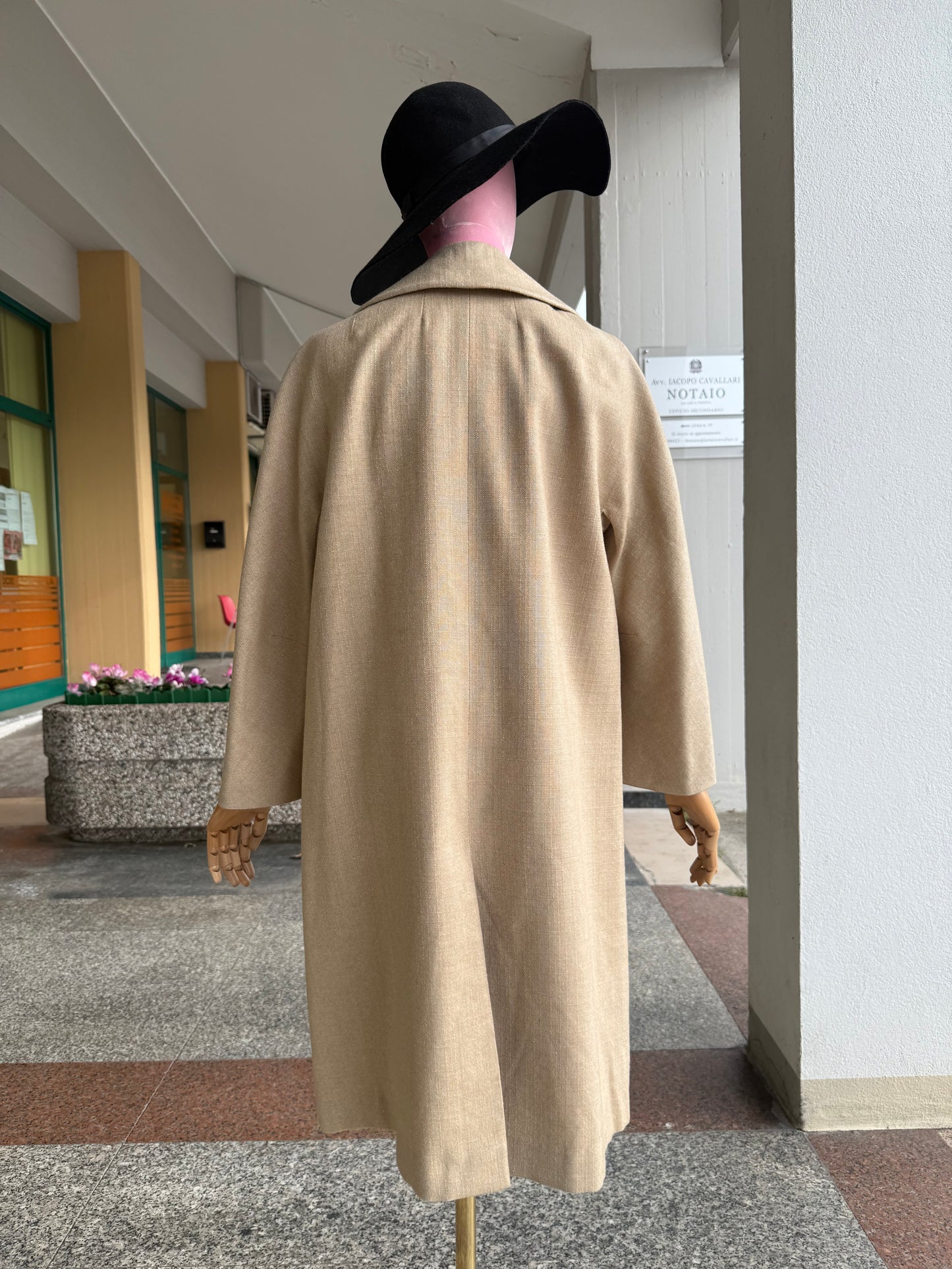 Cappotto anni ‘60 beige - TG. 44