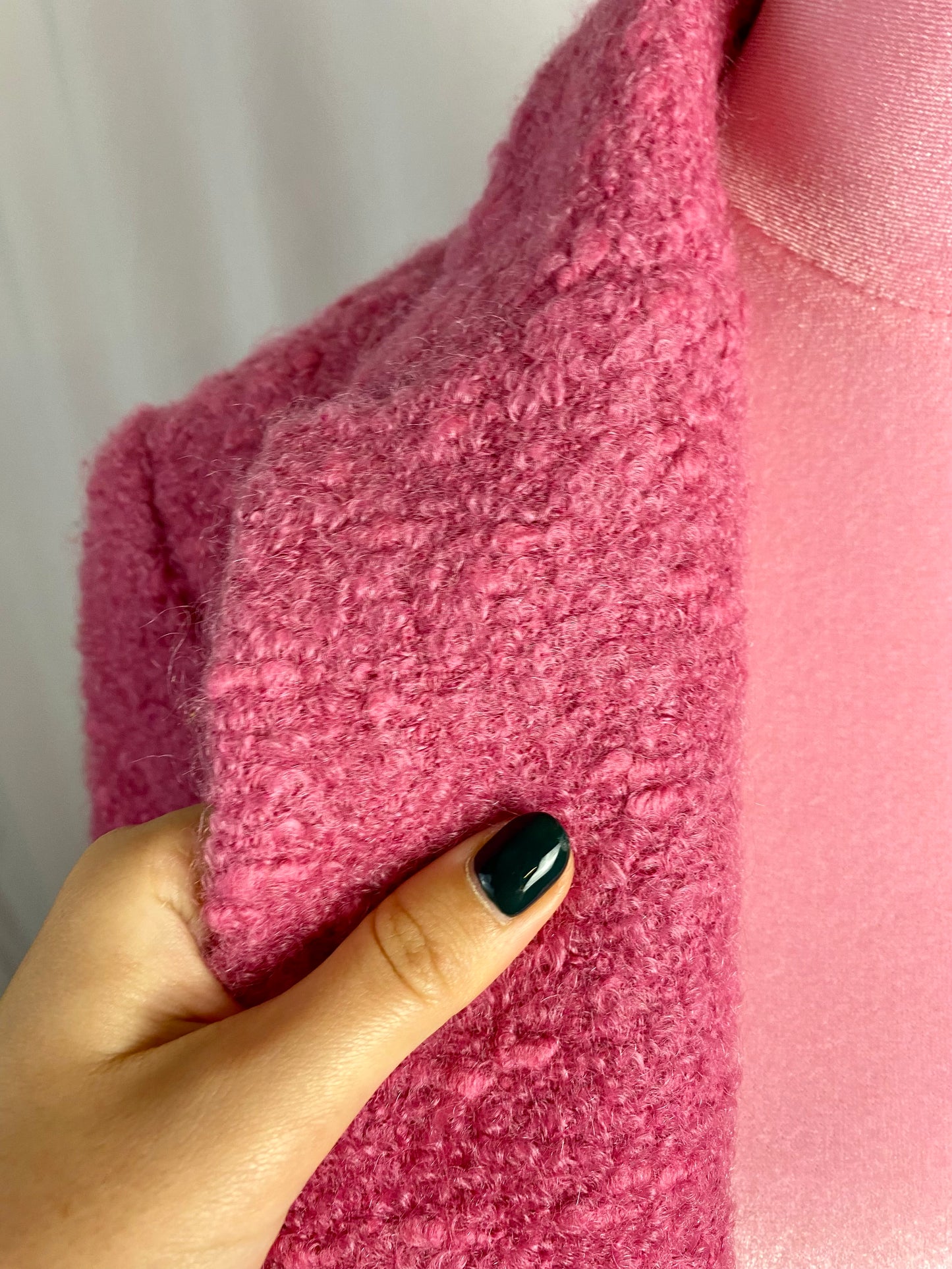 Giacca rosa mohair - TG. 44/46