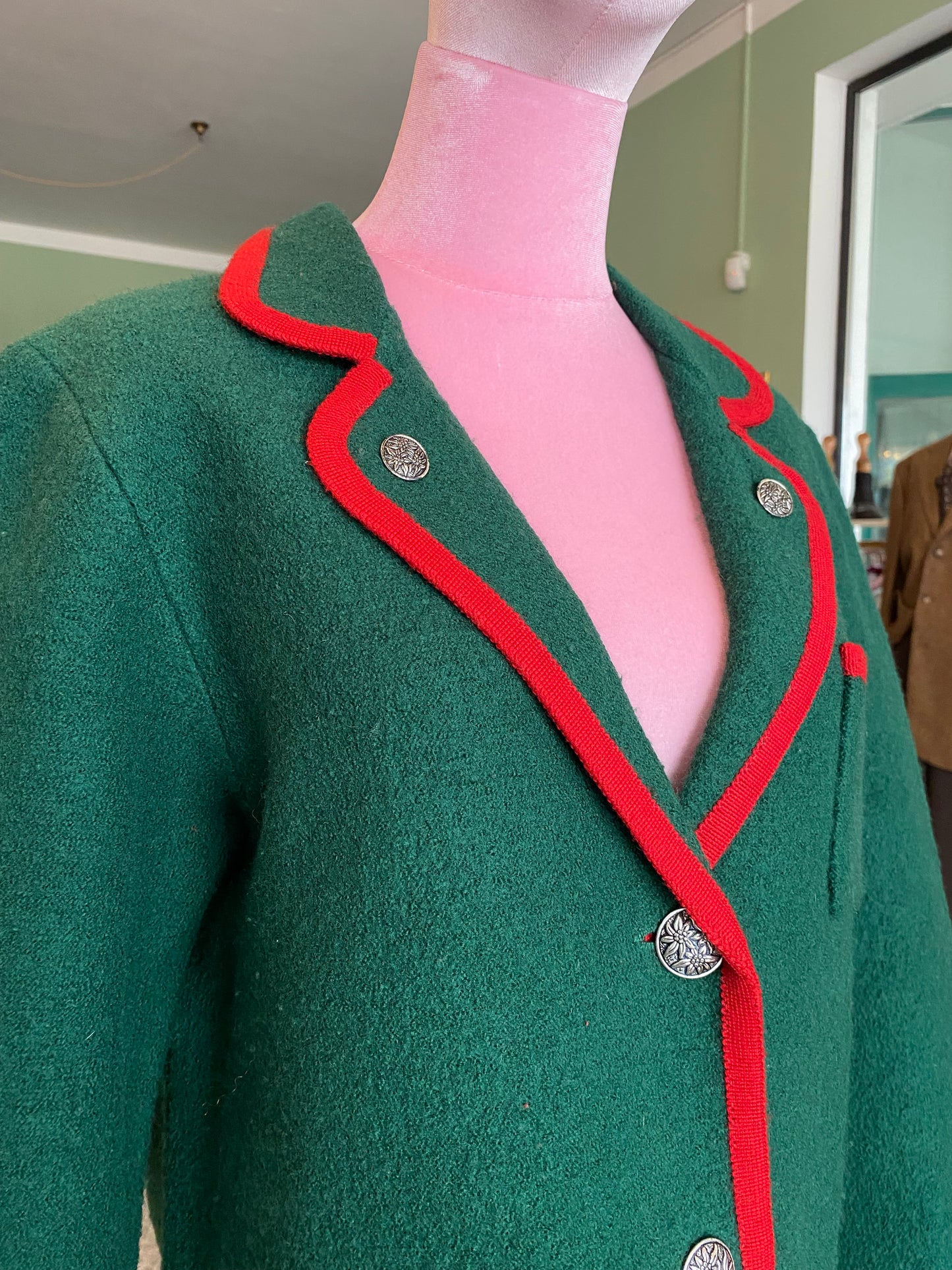 Giacca tirolese in lana cotta - TG. 46