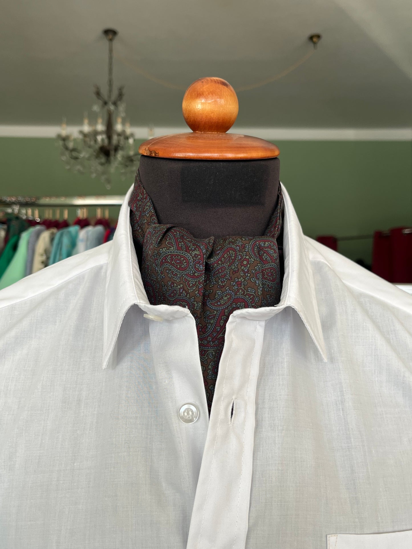 Ascot seta fantasia paisley