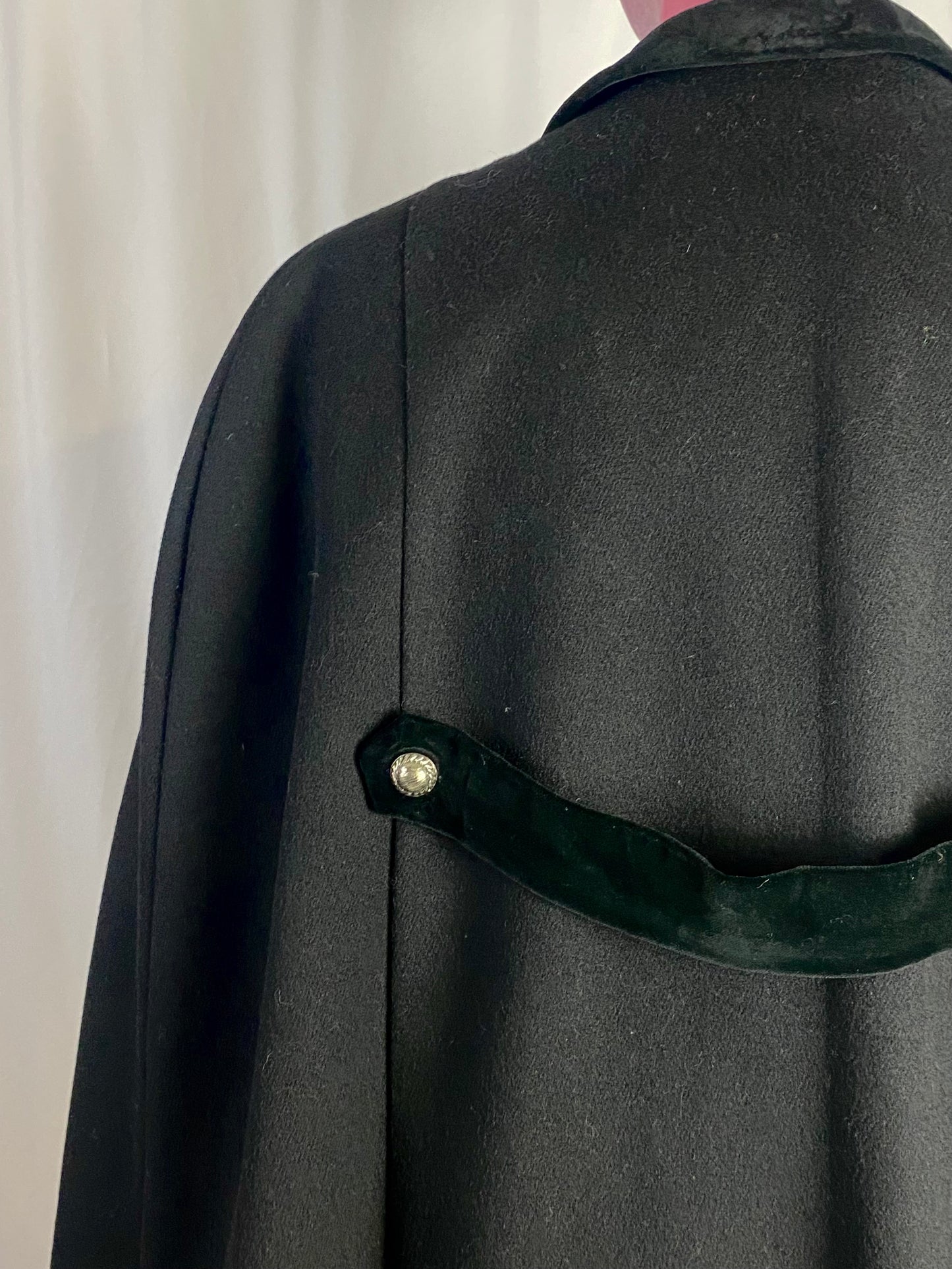 Mantella nera anni ‘70 - TG. Unica