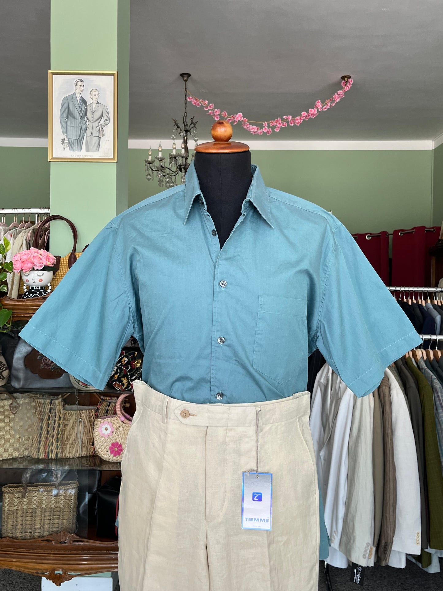Camicia a maniche corte tg. M-L