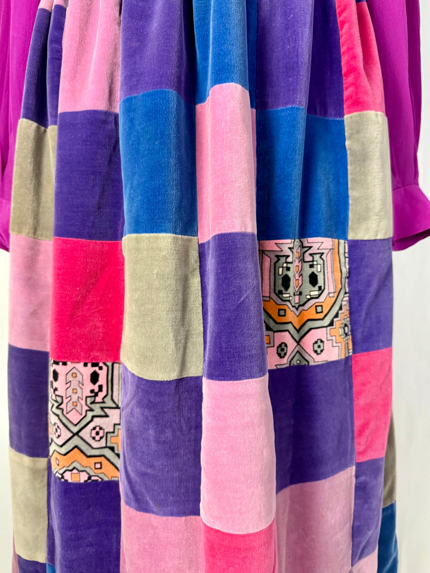 Maxi gonna anni ‘70 in velluto - TG. 44