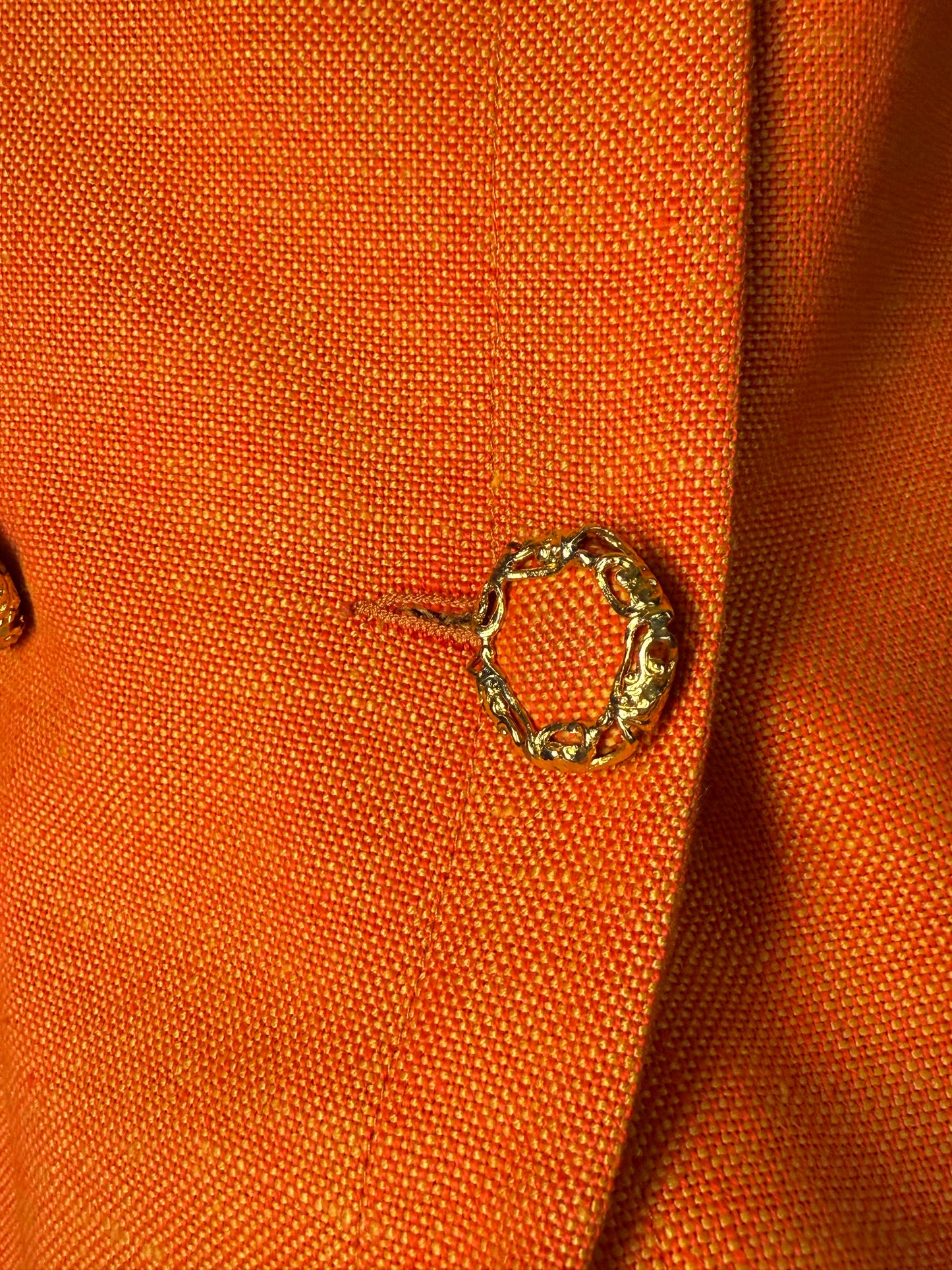 Tailleur arancione anni ‘80/‘90 - TG. 42/44