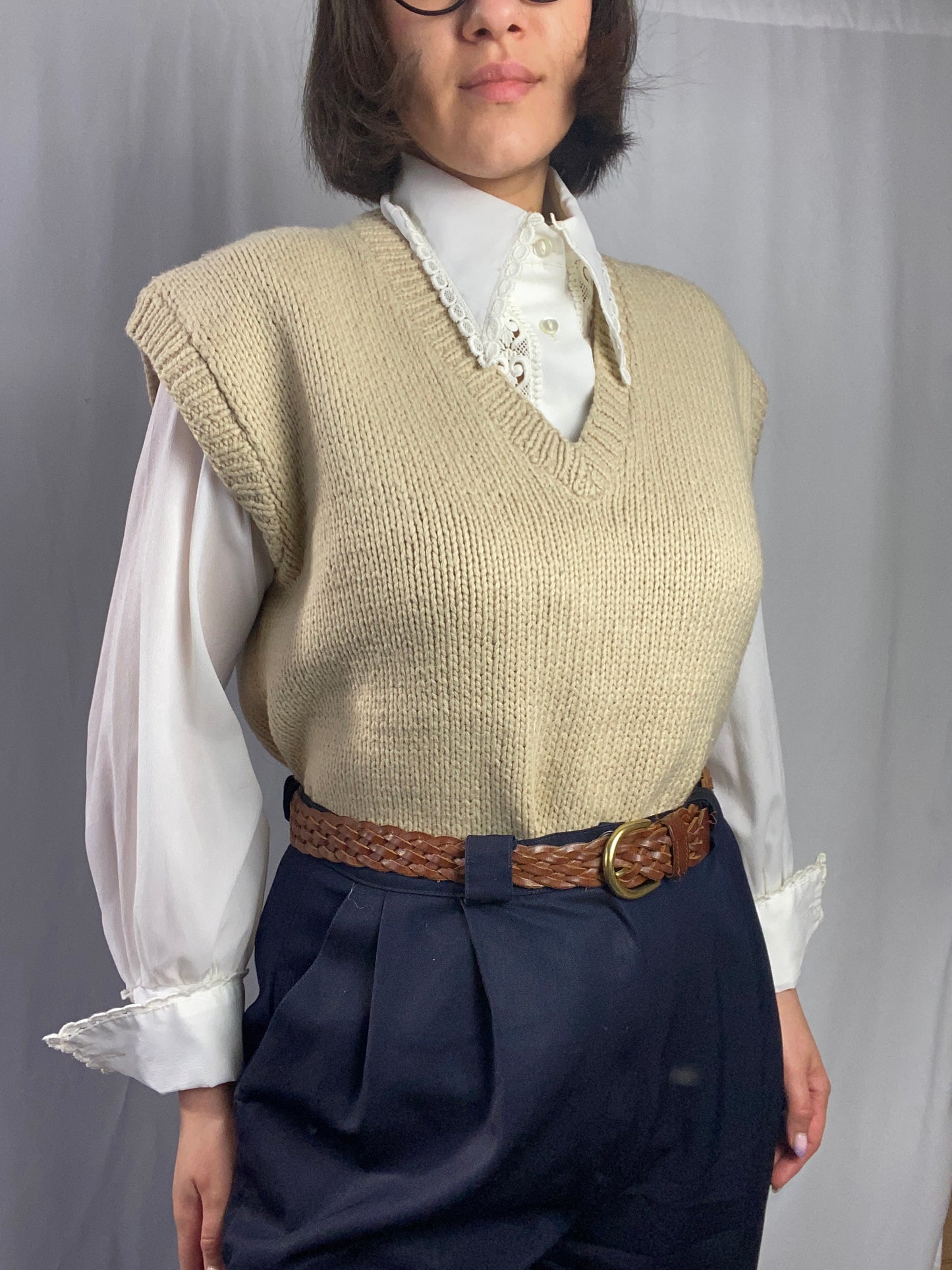Gilet color nocciola
