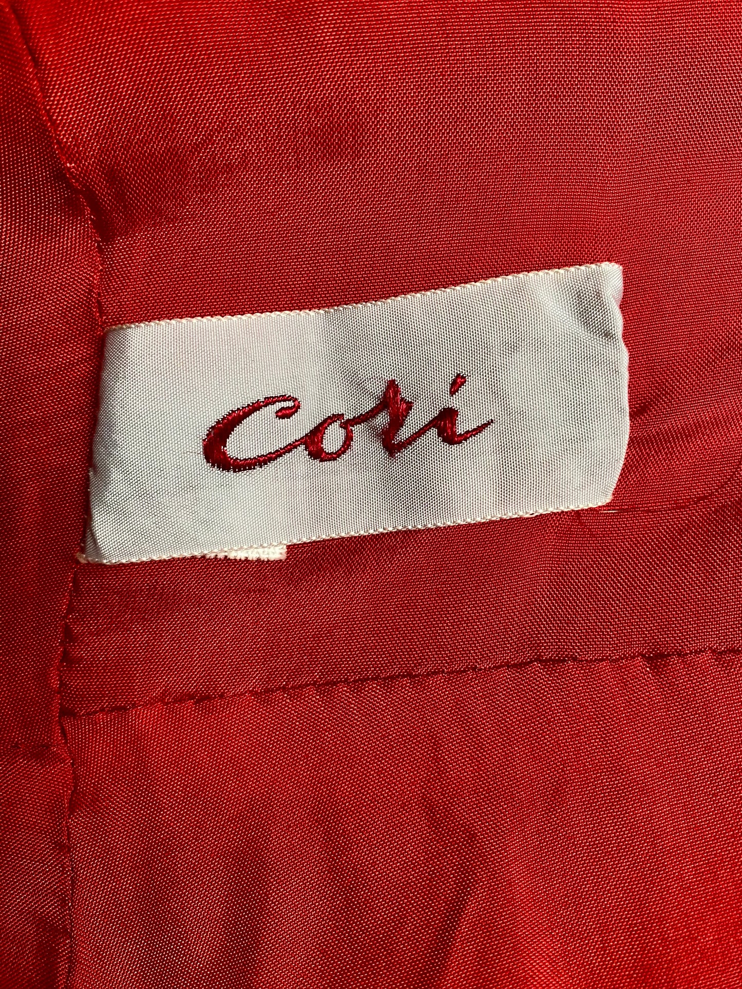 Cappotto rosso anni ‘60 Cori - TG. 38