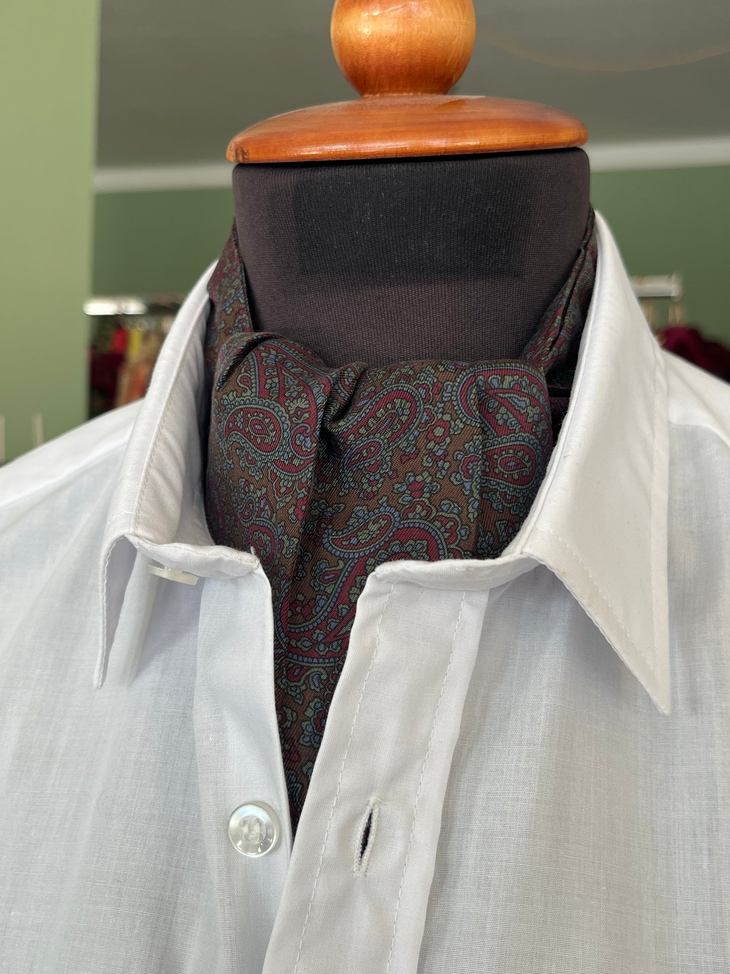 Ascot seta fantasia paisley