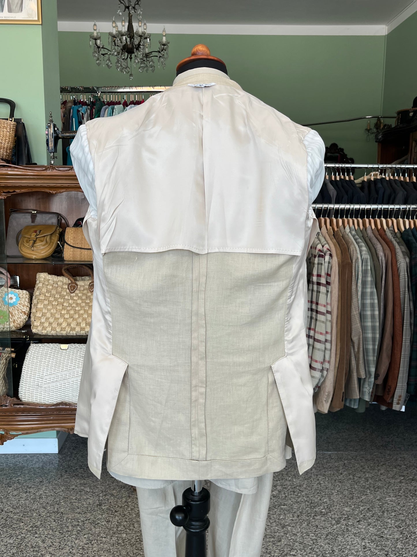 Completo in lino tg. 48