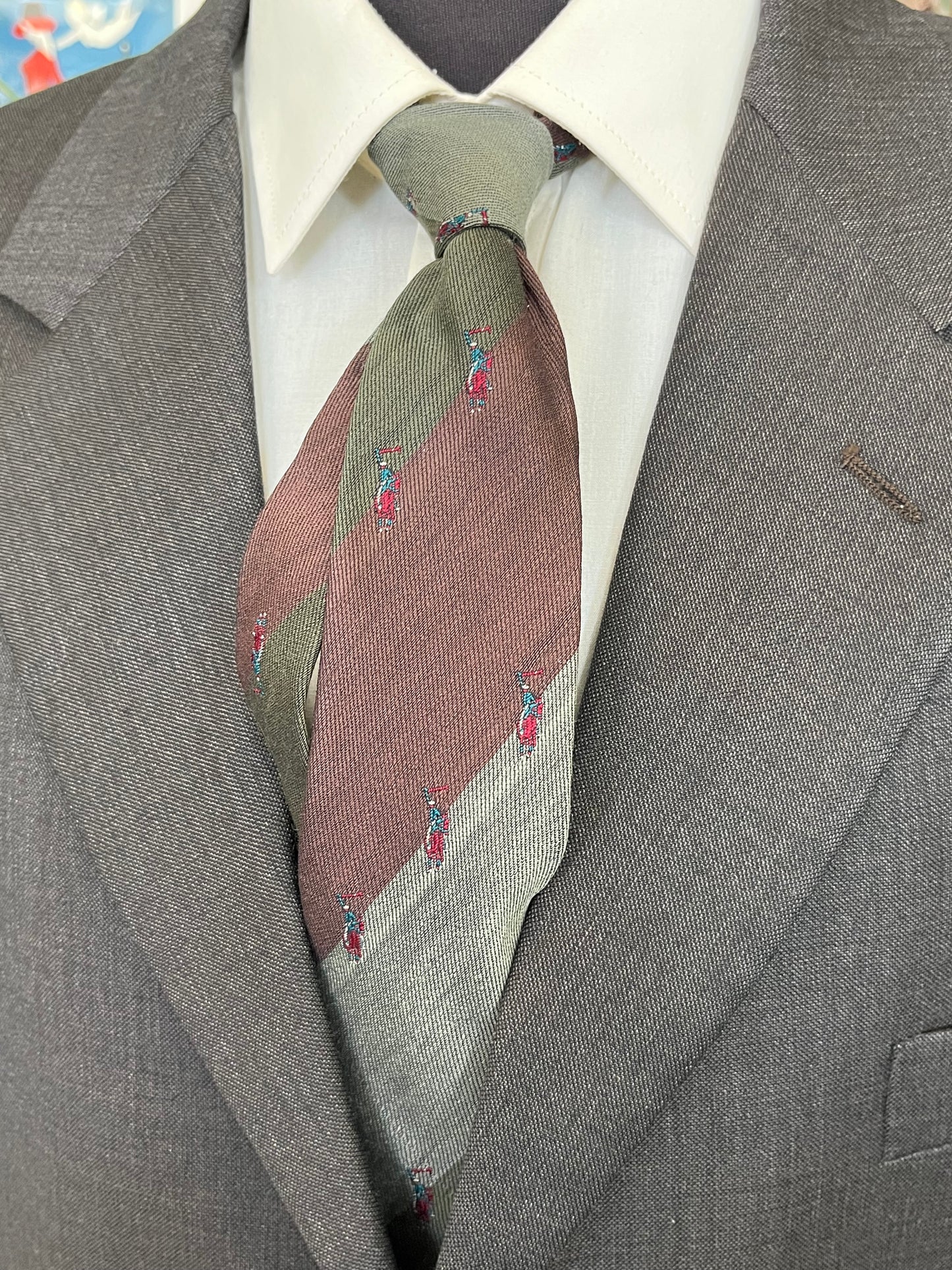 Cravatta anni ‘80 regimental