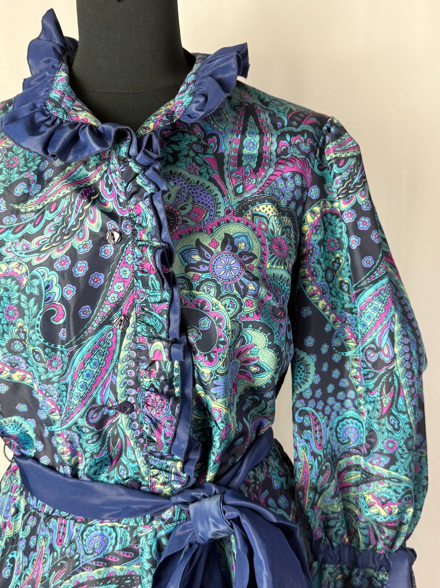 Abito anni ’80 con fantasia paisley - TG. 40/42