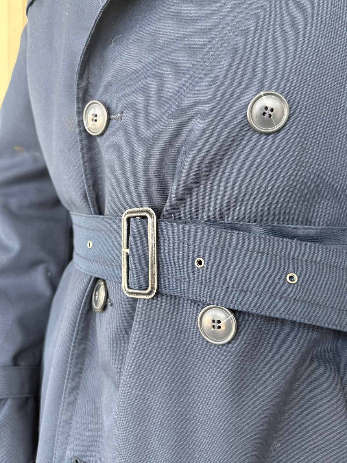 Trench anni ‘80 doppiopetto tg. 52-54