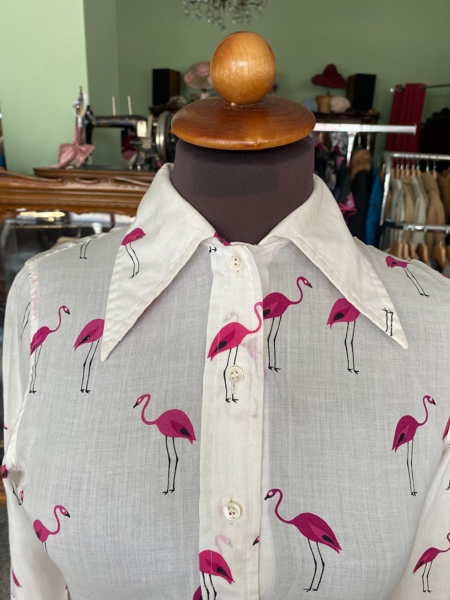 Camicia 70s flamingo - TG. 38/40