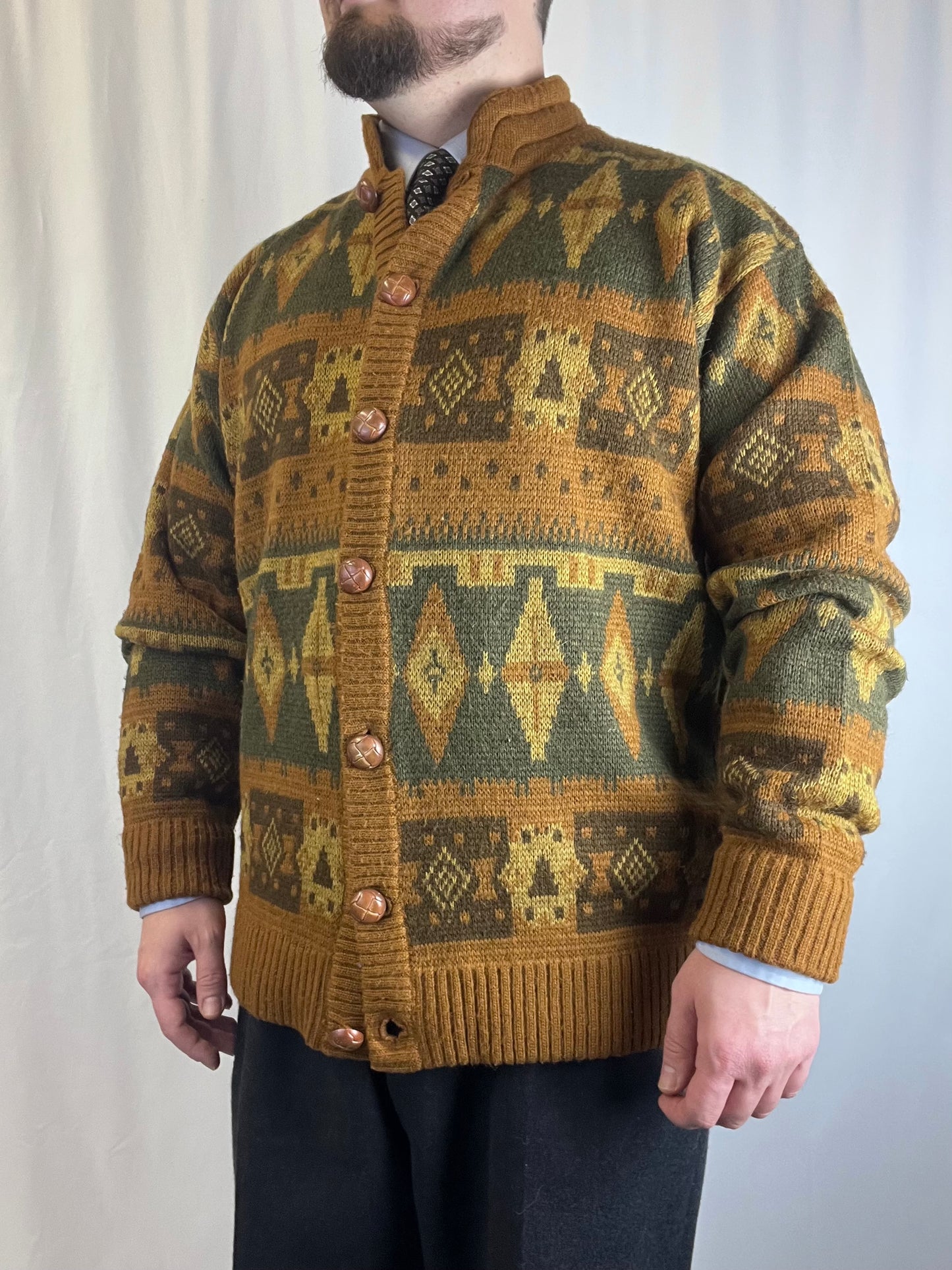 Cardigan anni '80 tg. XL-XXL