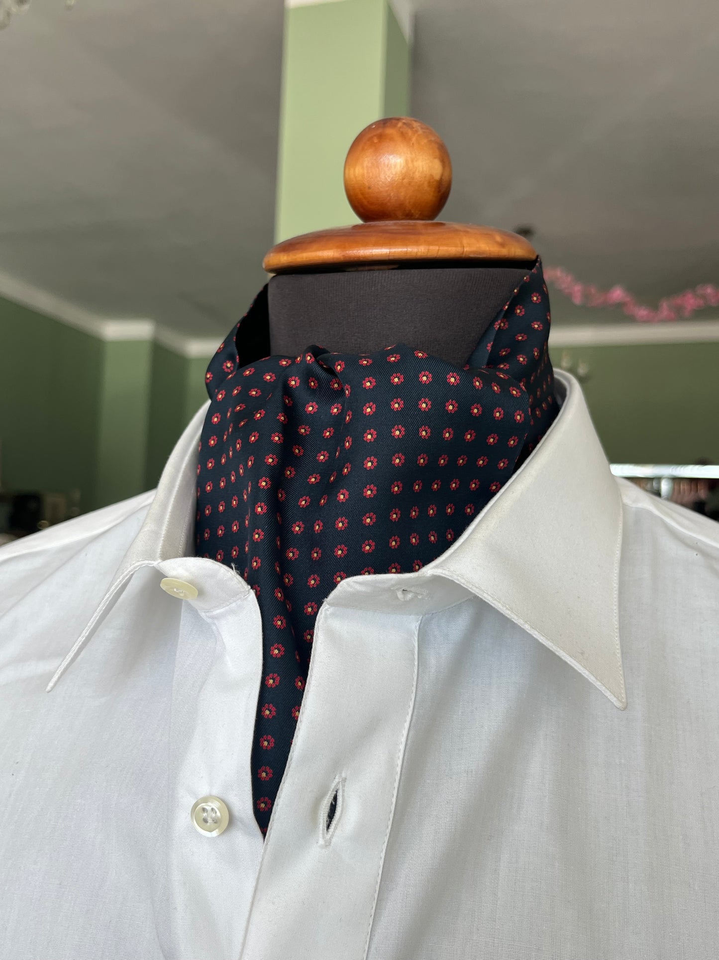 Ascot seta micro-fantasia
