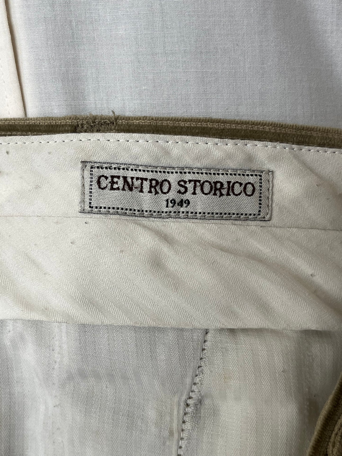 Calzoni anni ‘80 in velluto tg. 52