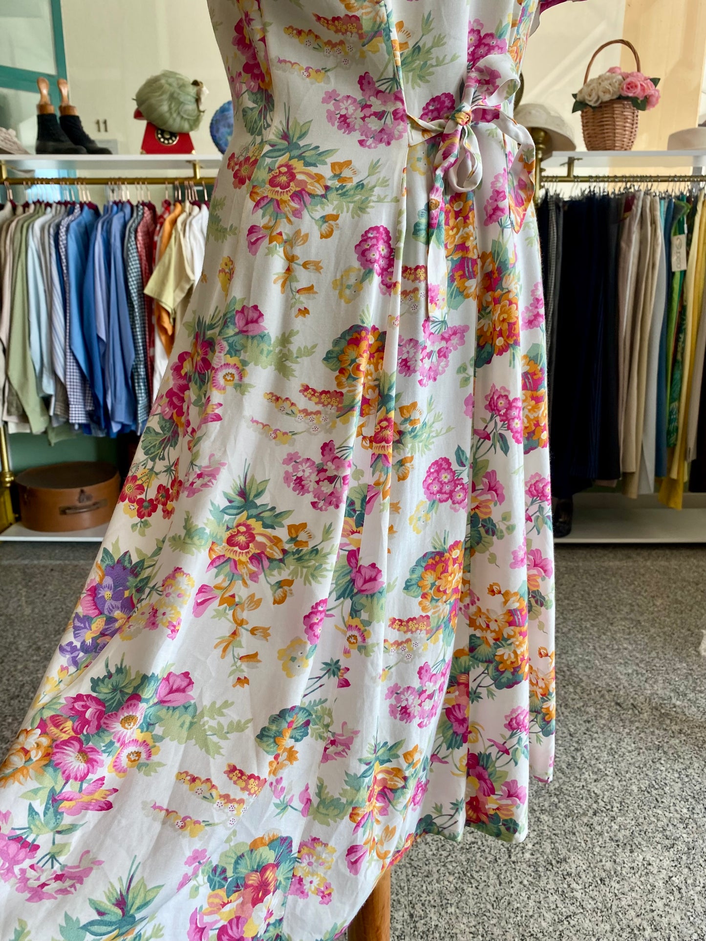 Abito con stampa floreale - TG. 40/42