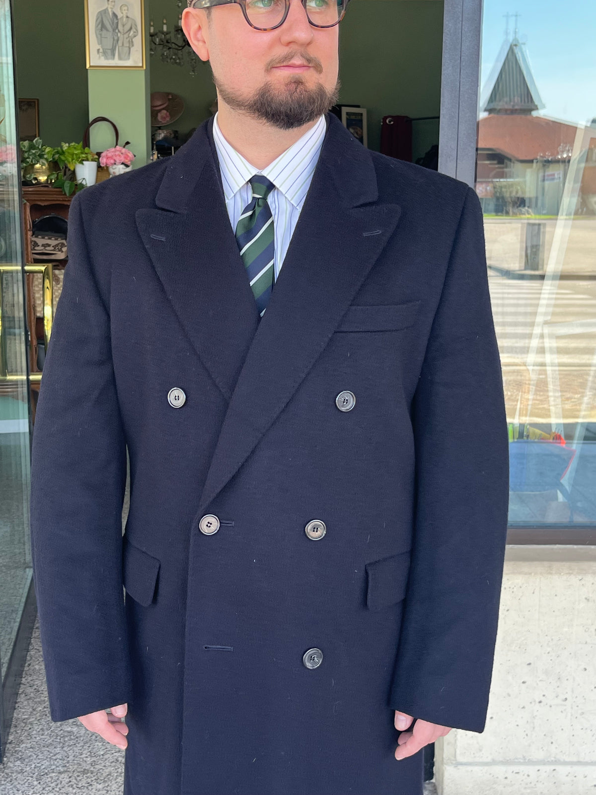 Cappotto doppiopetto anni ‘80 tg. 50-52