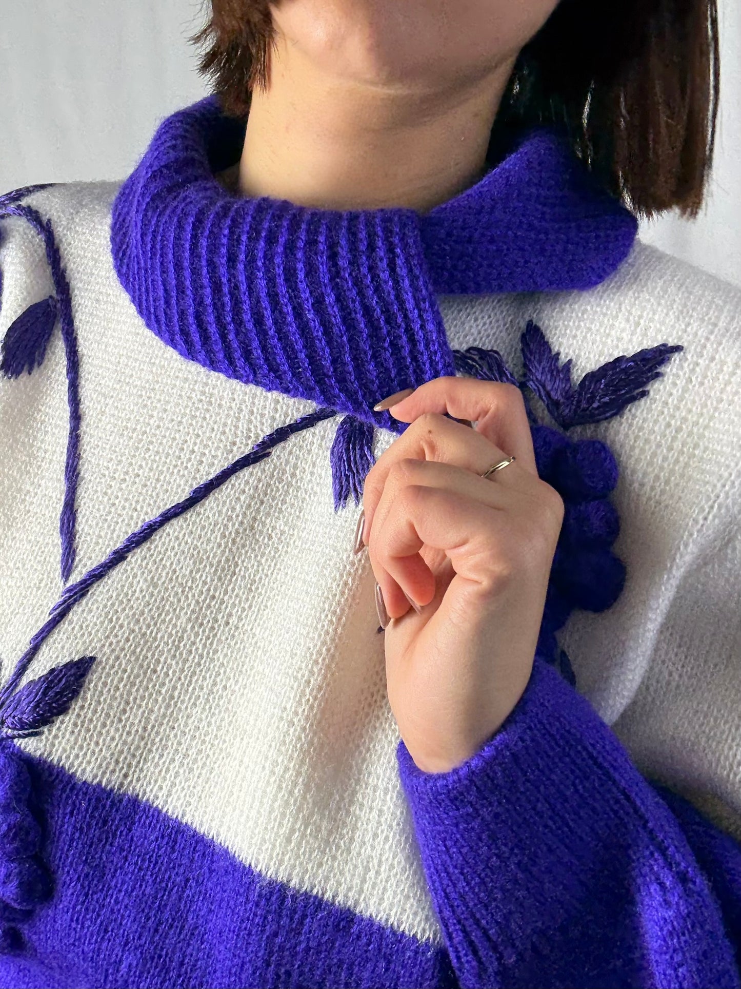 Maglione con grappoli d’uva 🍇 - TG. 44-50