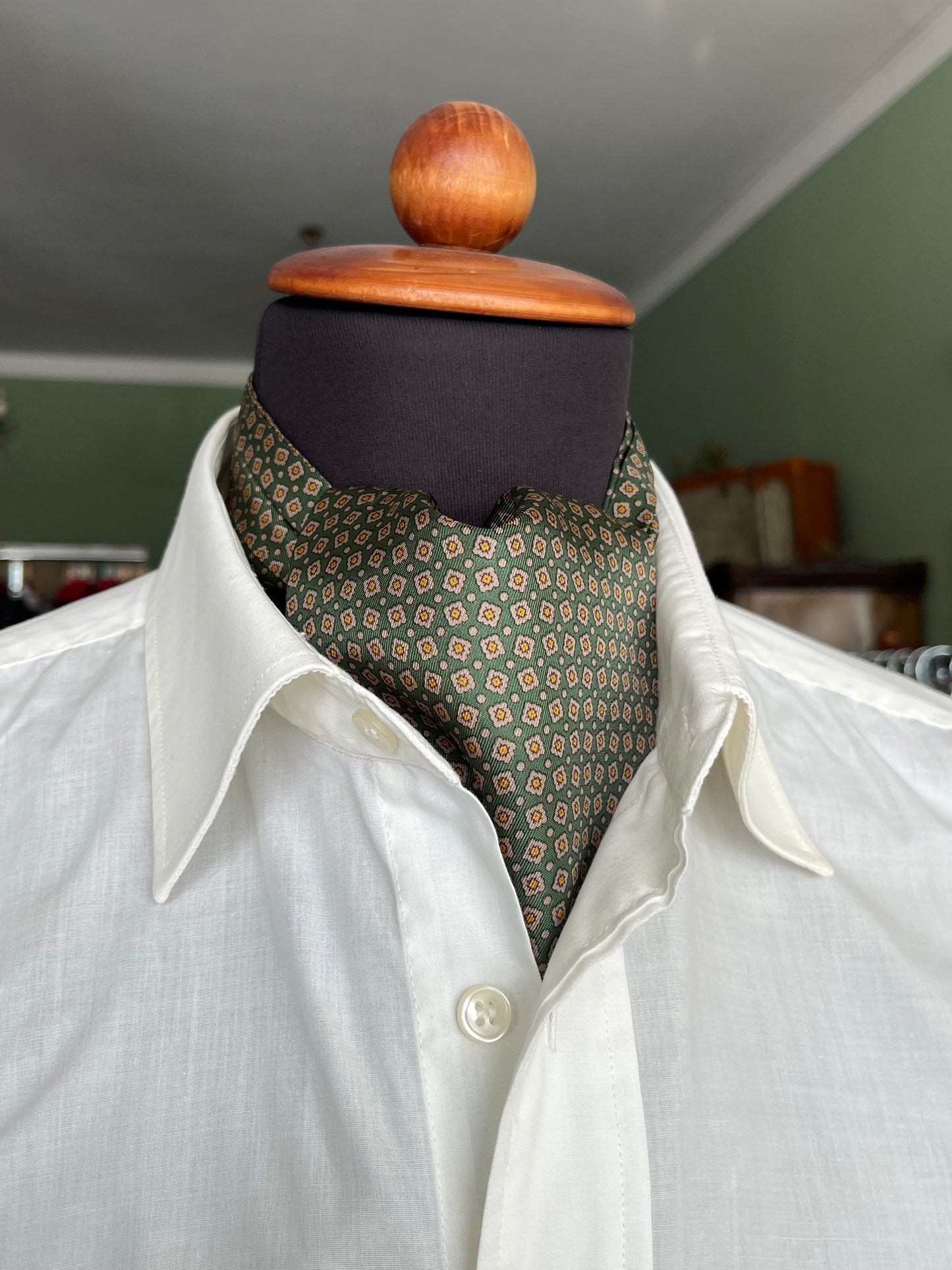 Ascot seta micro-fantasia