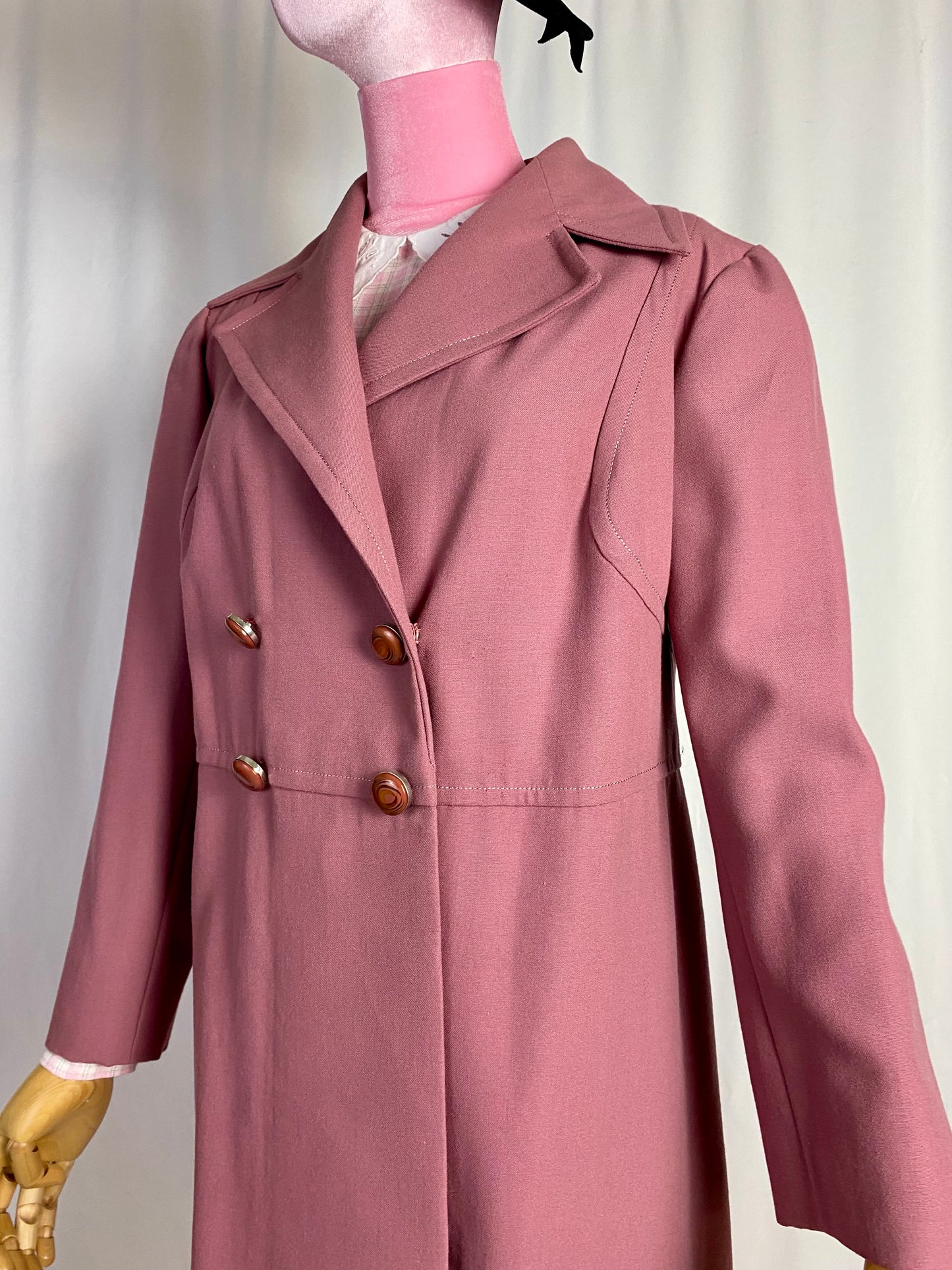 Cappotto anni ‘60 malva - TG. 42/44