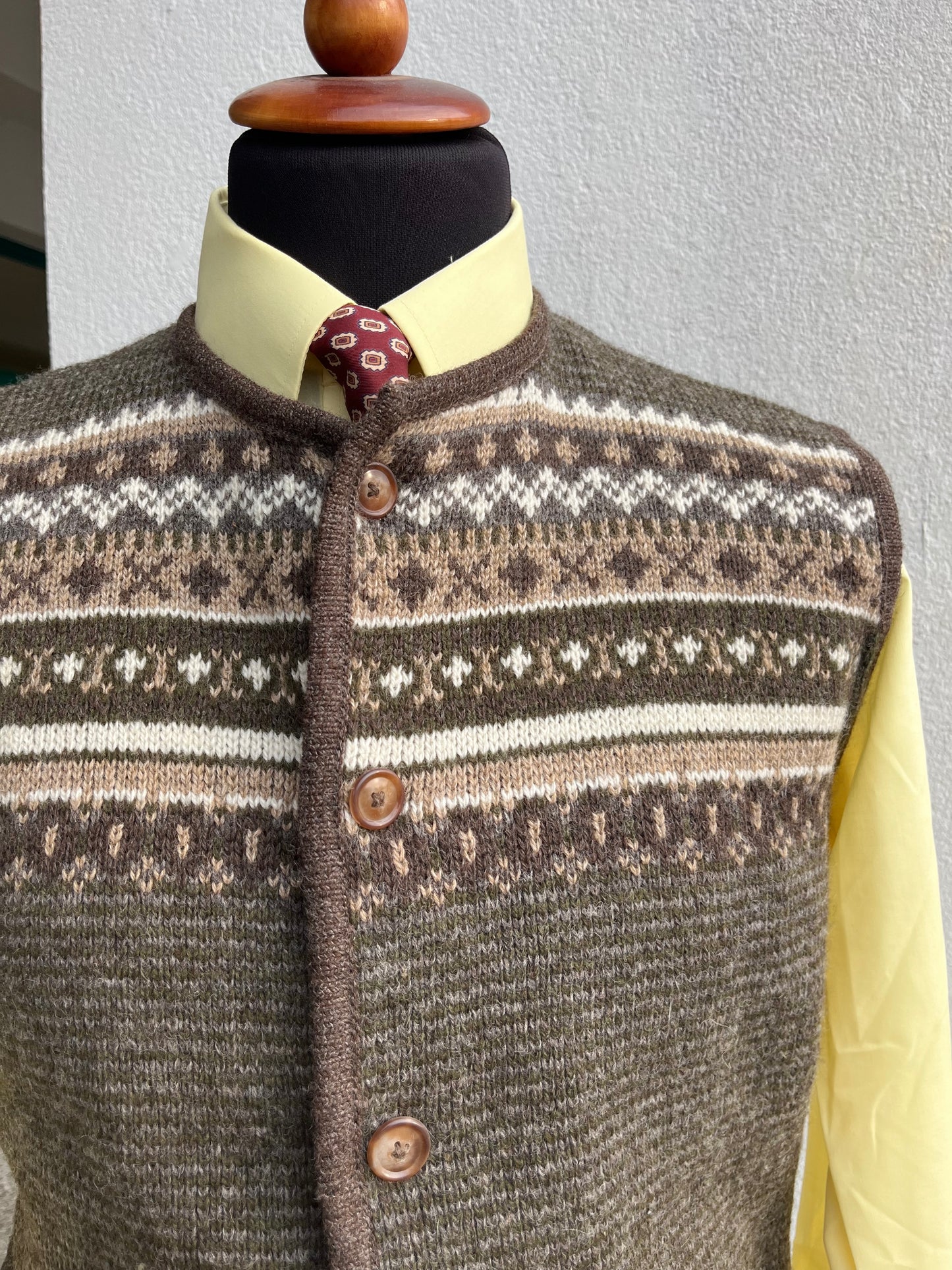 Gilet in maglia tirolese anni ‘70