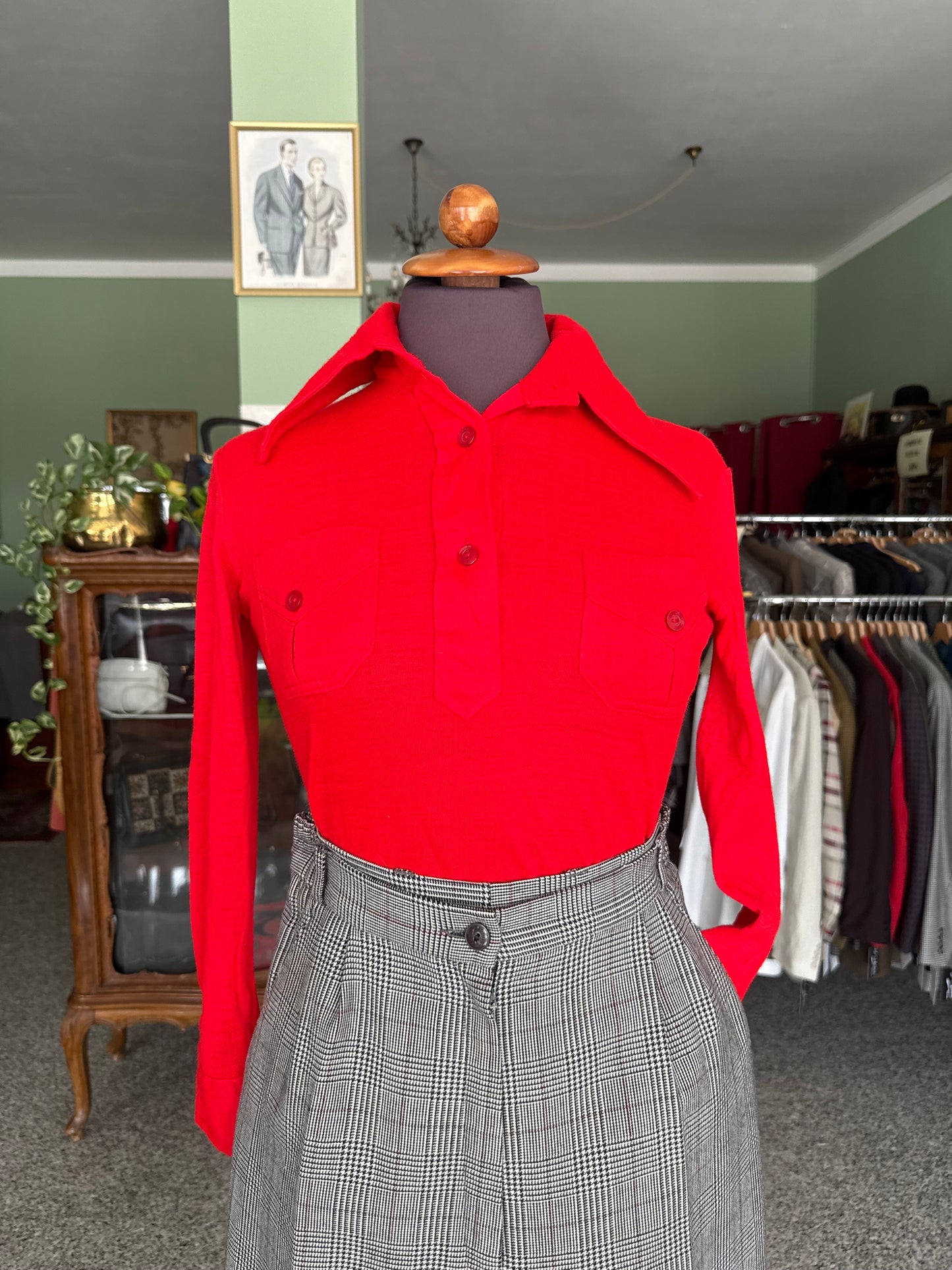 Polo rossa anni ‘70 - TG. 36/38