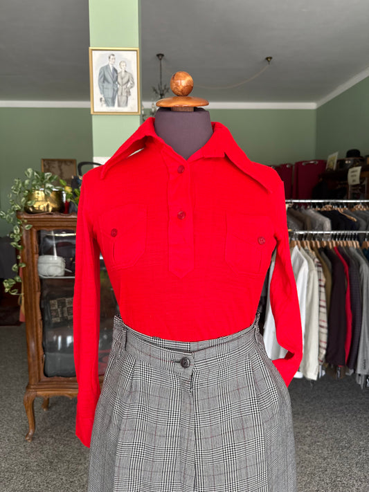 Polo rossa anni ‘70 - TG. 36/38