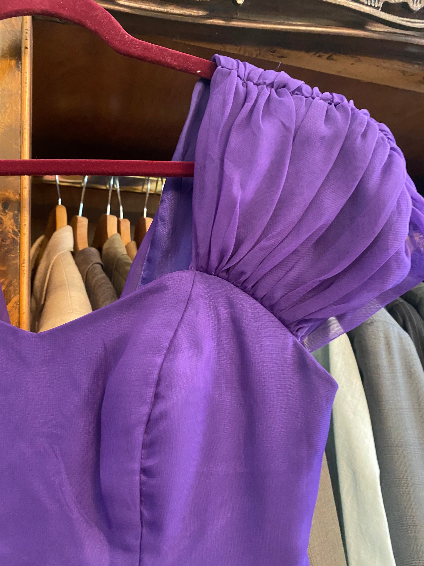 Maxi dress anni ‘70 viola 💜 - Prenotato