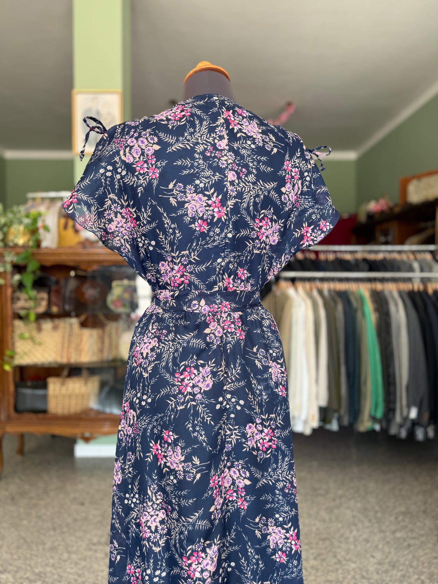 Maxi dress anni ‘70 floreale - TG. 42