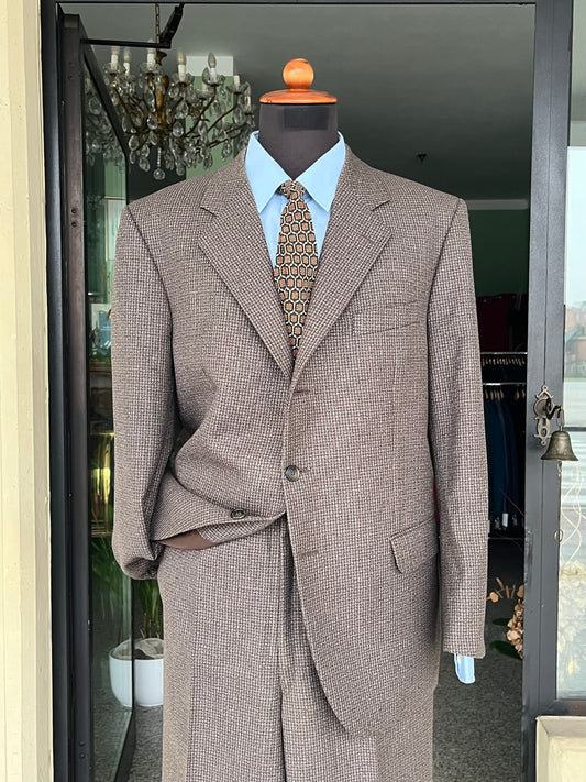 Completo anni '70 tweed tg. 56 drop 4