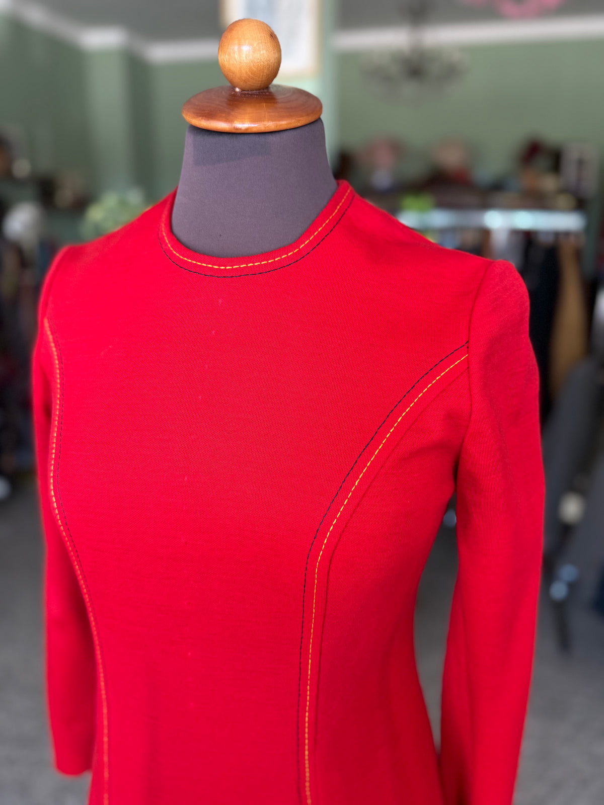 Abito anni ‘70 rosso NOS - TG. 38